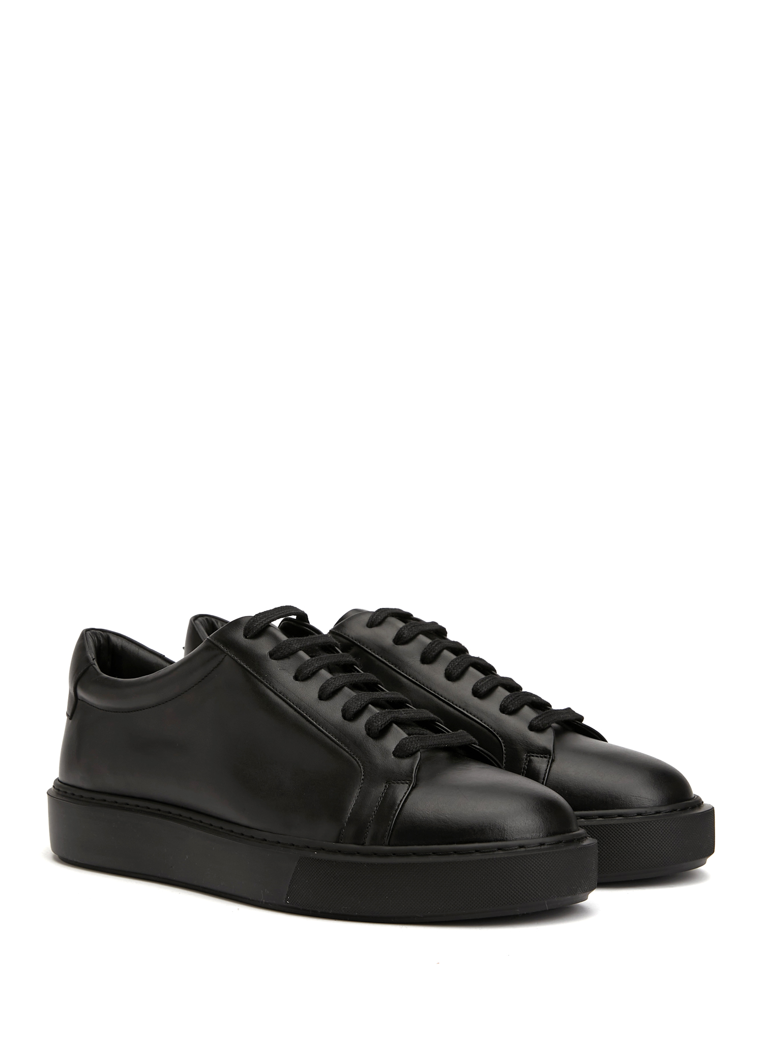 Siyah Erkek Deri Sneaker_1