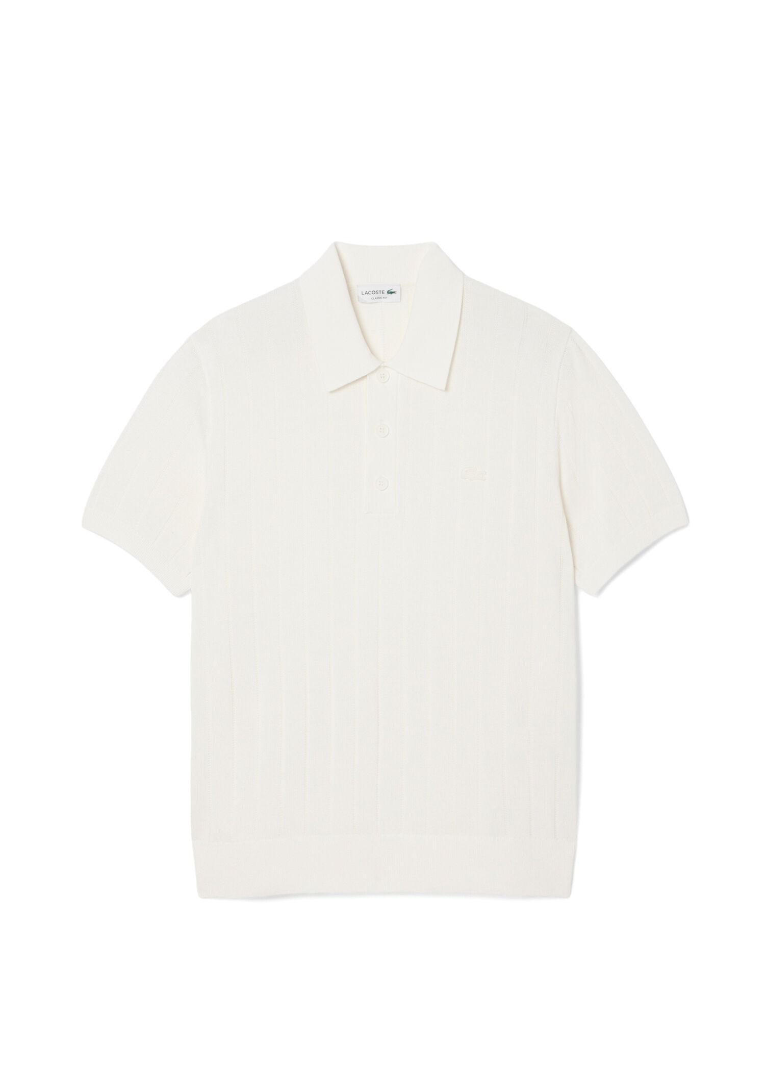 Lacoste BEYAZ-70V Erkek Beyaz Polo Yaka Classic Fit Kısa Kollu