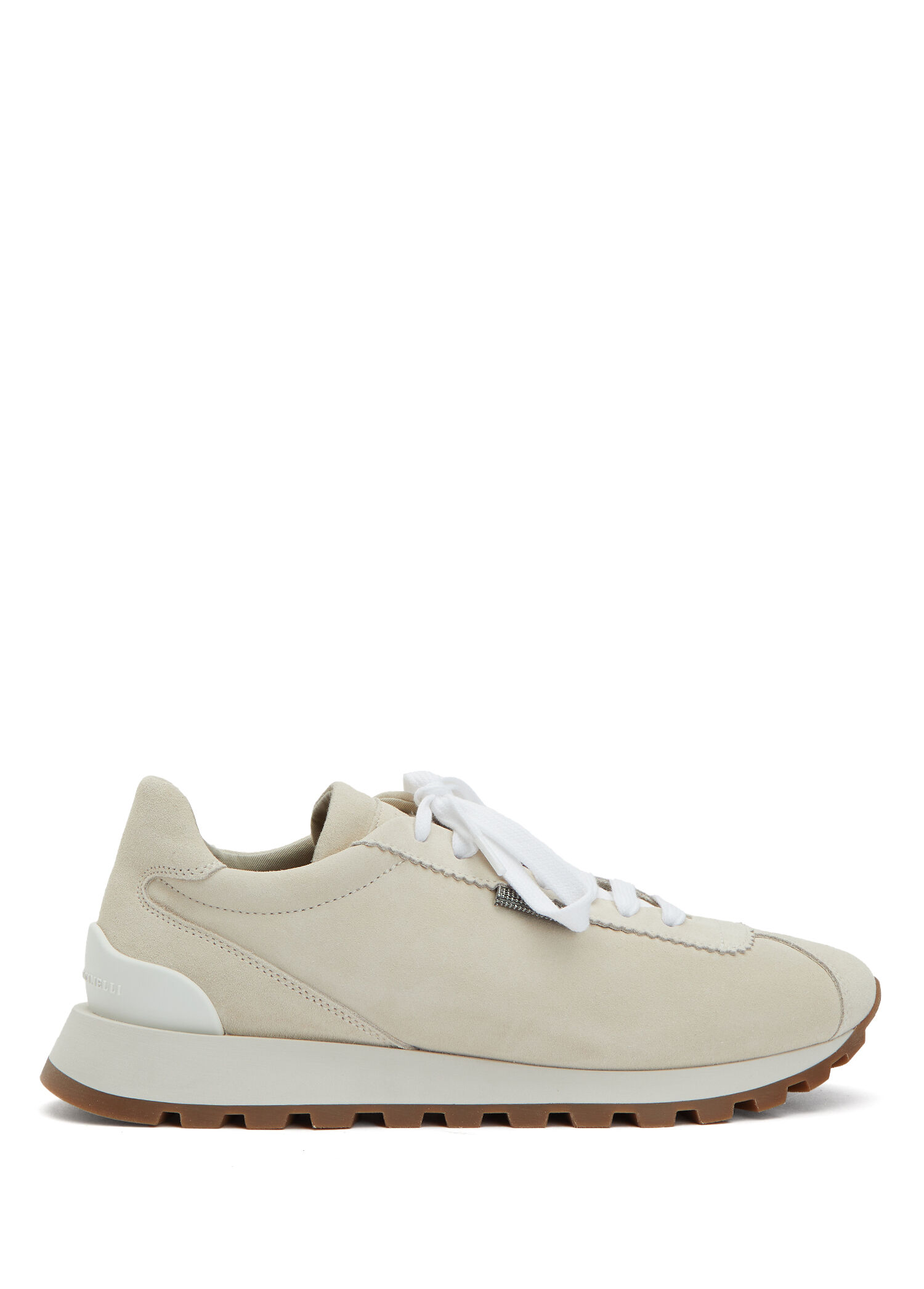 Pair Of Ekru Kadın Deri Sneaker