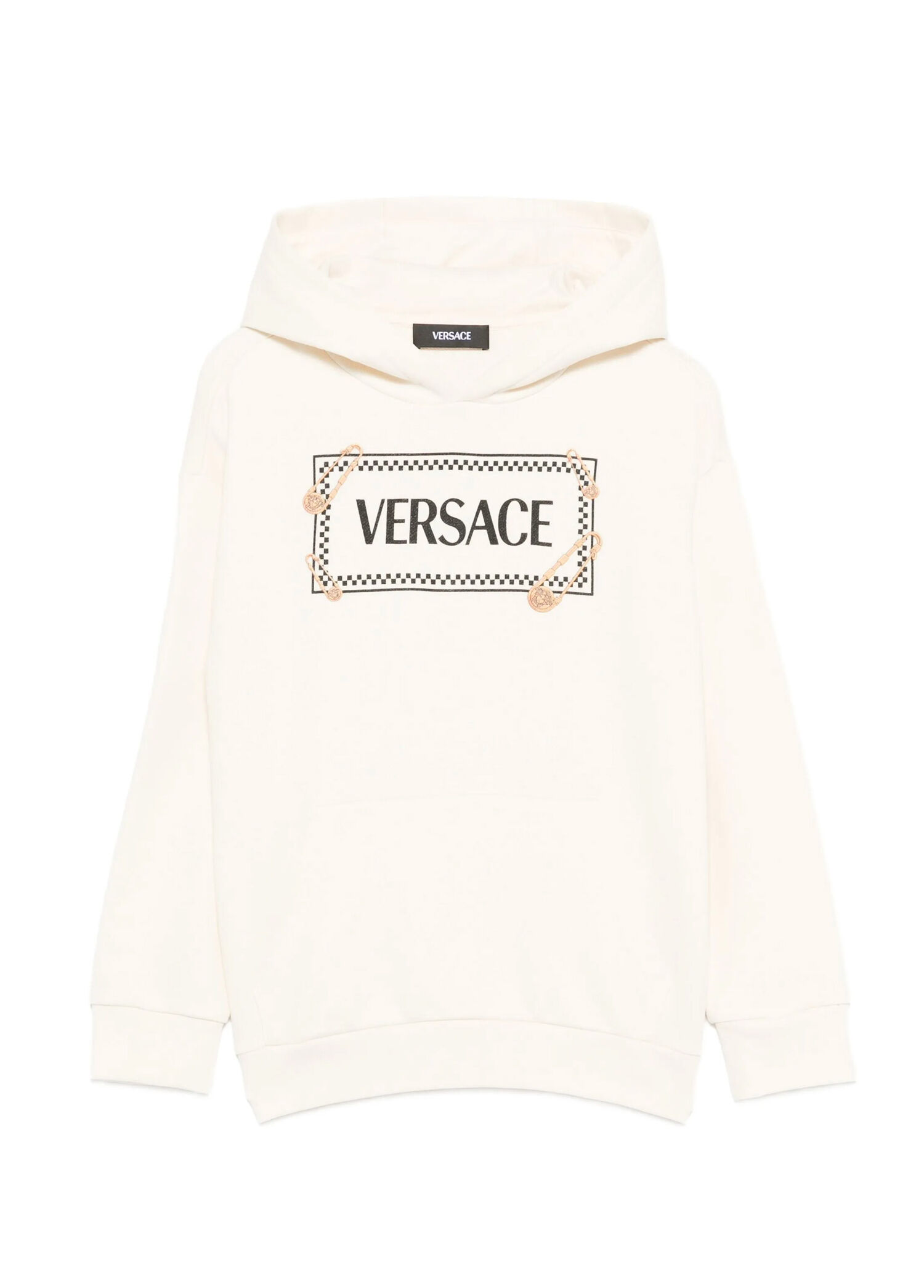 Beyaz Kapüşonlu Çocuk Sweatshirt