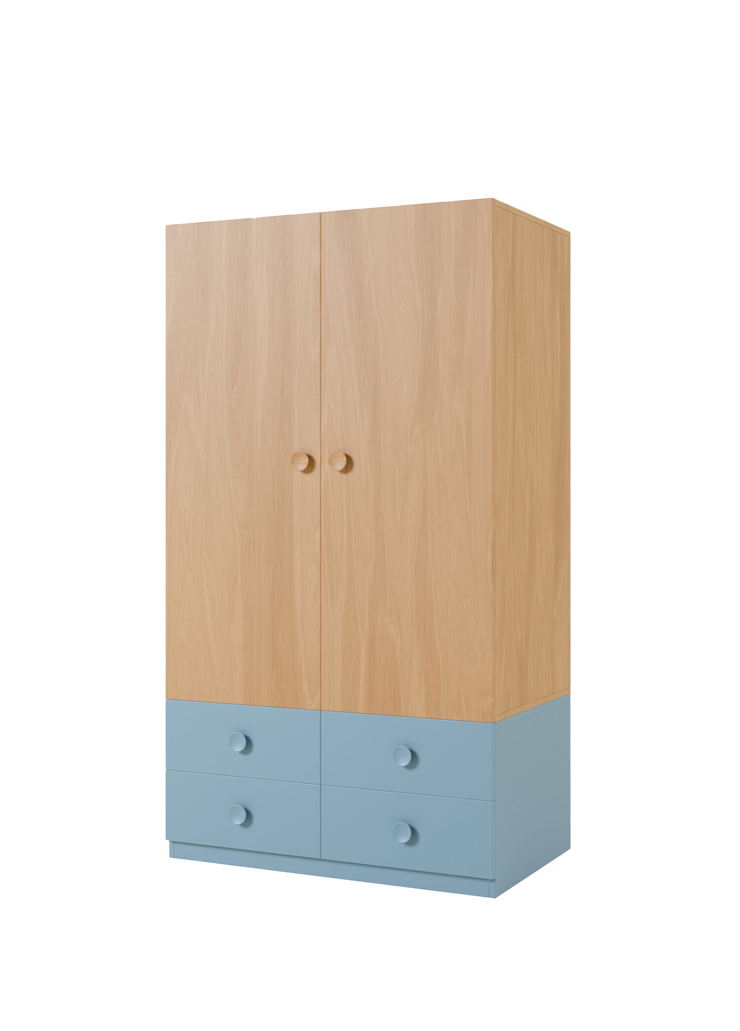 Dual Aqua Ahşap Çocuk Gardırop