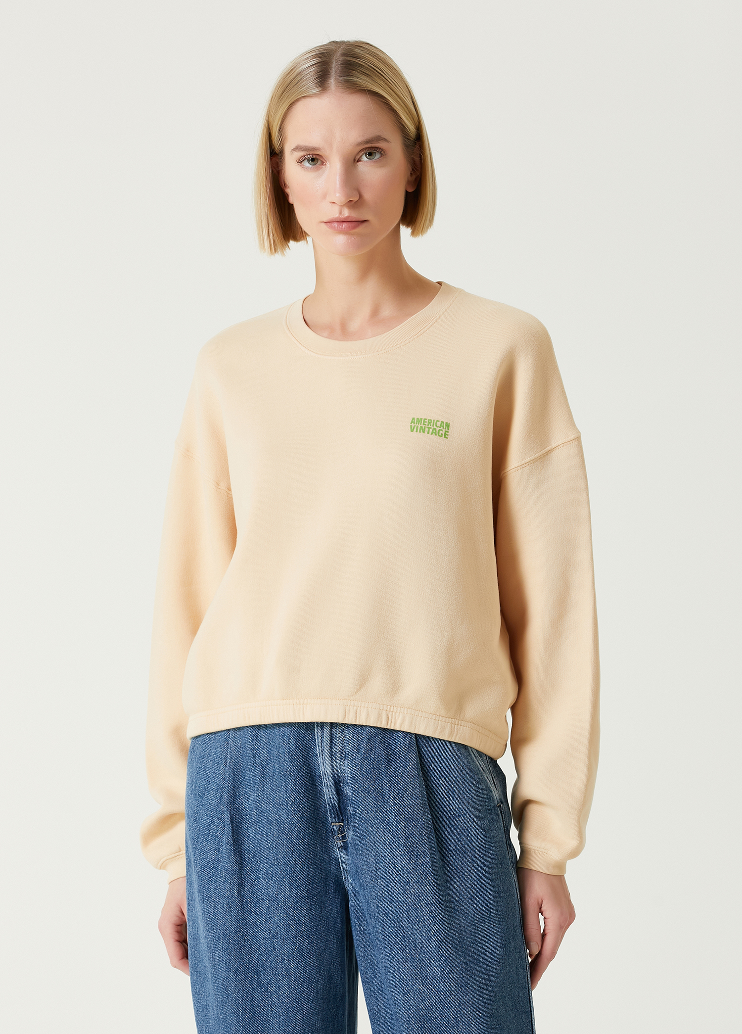 Bej Sweatshirt