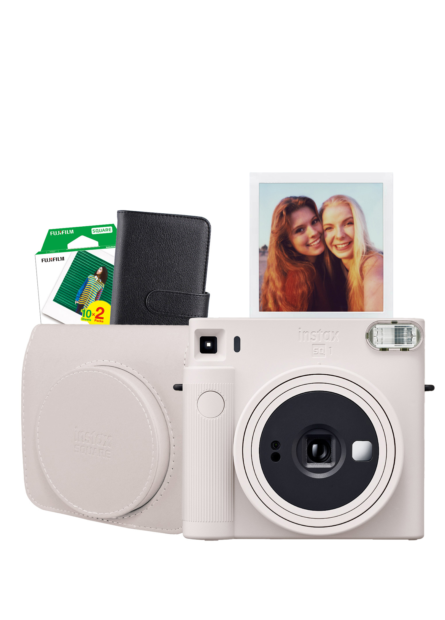 Instax SQ1 Beyaz Fotoğraf Makinesi ve Hediye Seti 1