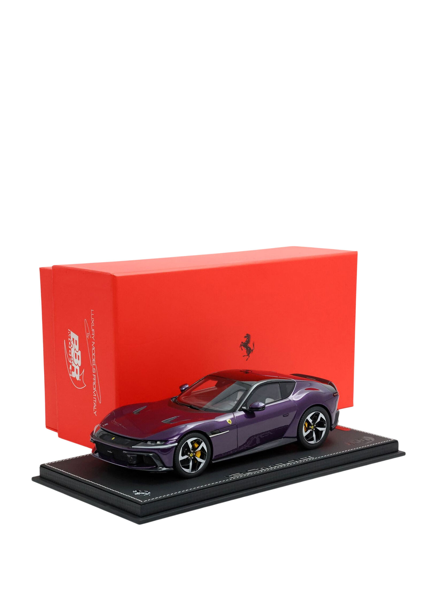 BBR - 1:18 Ferrari 12 Cilindri Mor Model Araba - Mor