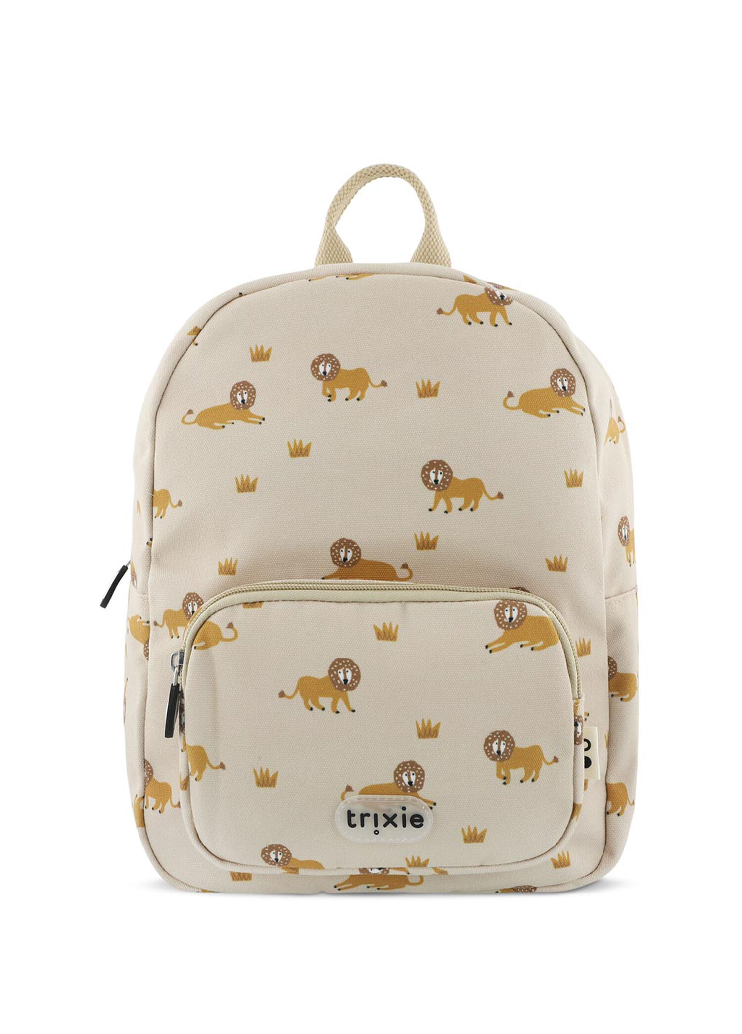 Print Lively Lion Backpack Kahverengi Desenli Unisex Çocuk Okul Çantası