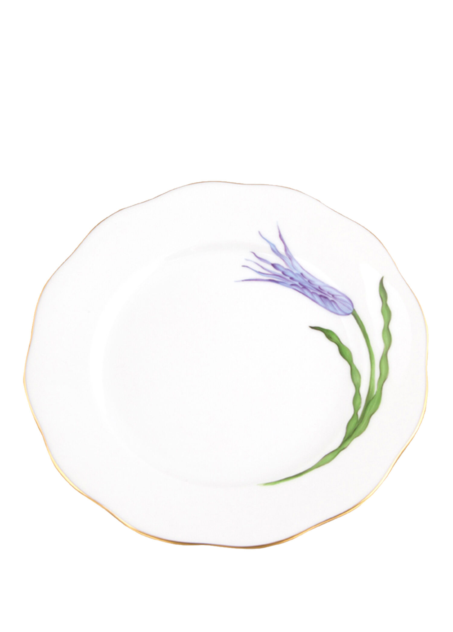 Lale Desenli Porselen Tatlı Tabağı 21 cm