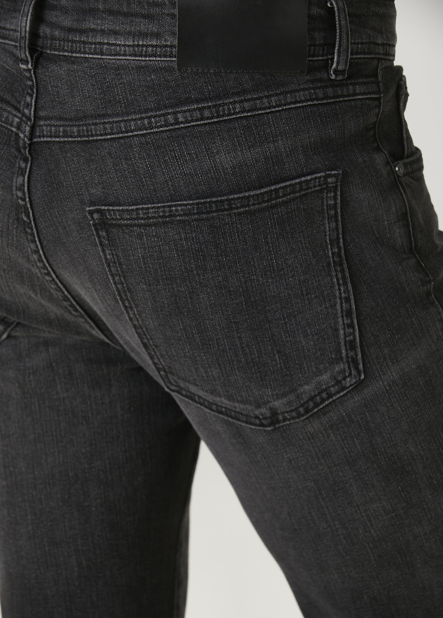 Slim Fit Antrasit Jean Pantolon_4