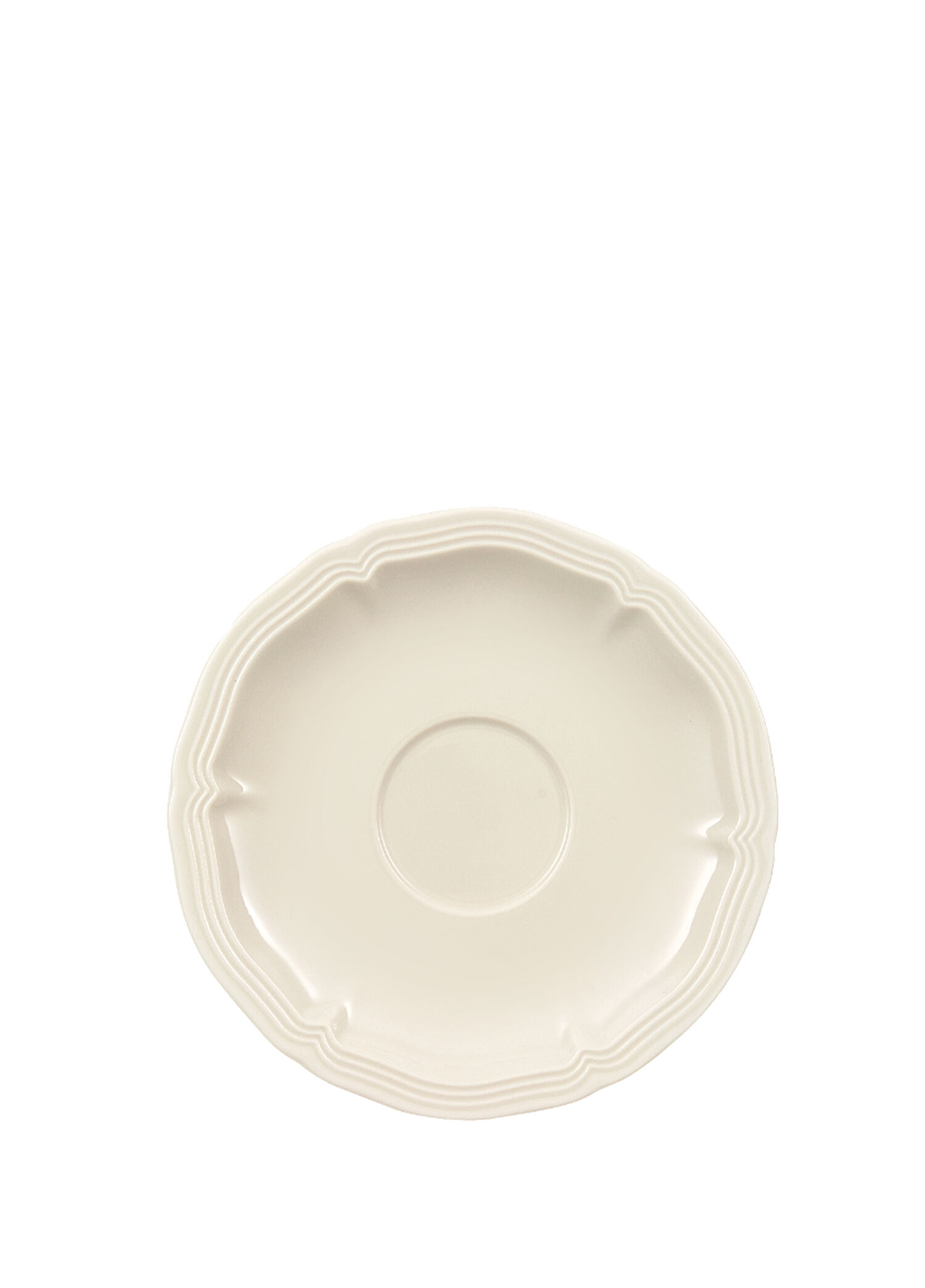P Villeroy Boch Manoir Beyaz Porselen Turk Kahvesi Fincan Tabagi 13 Cm