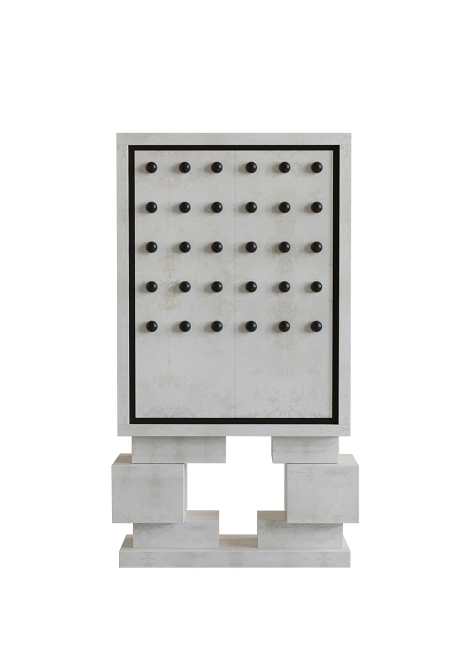 Sculpt Beyaz Lake Dolap Gardırop