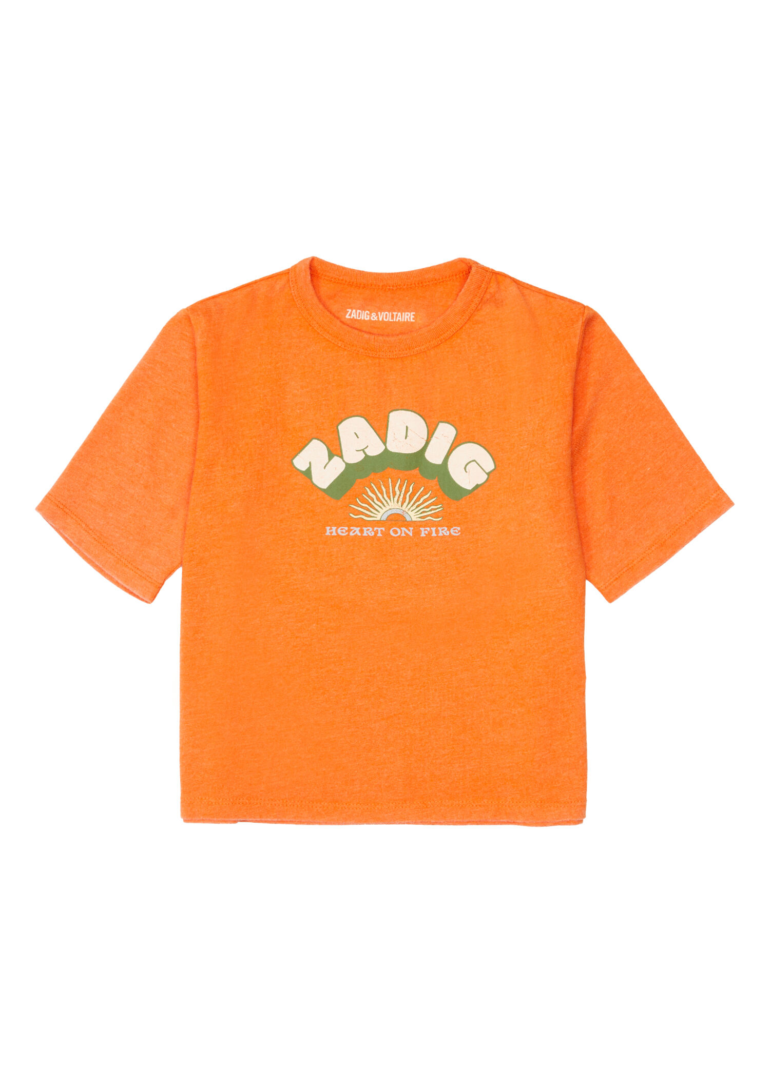 Turuncu Kız Çocuk T-shirt