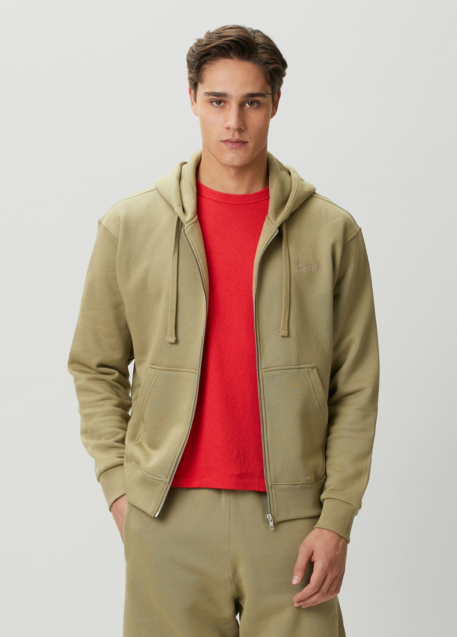 Signature Khaki Hoodie