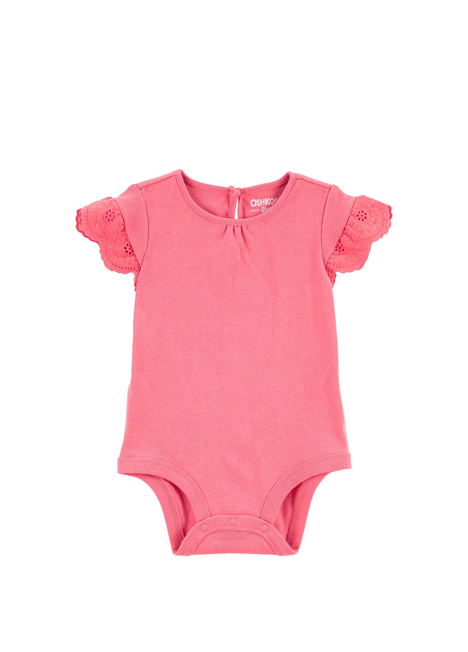 Fisto Pembe Kız Bebek Kısa Kollu Body