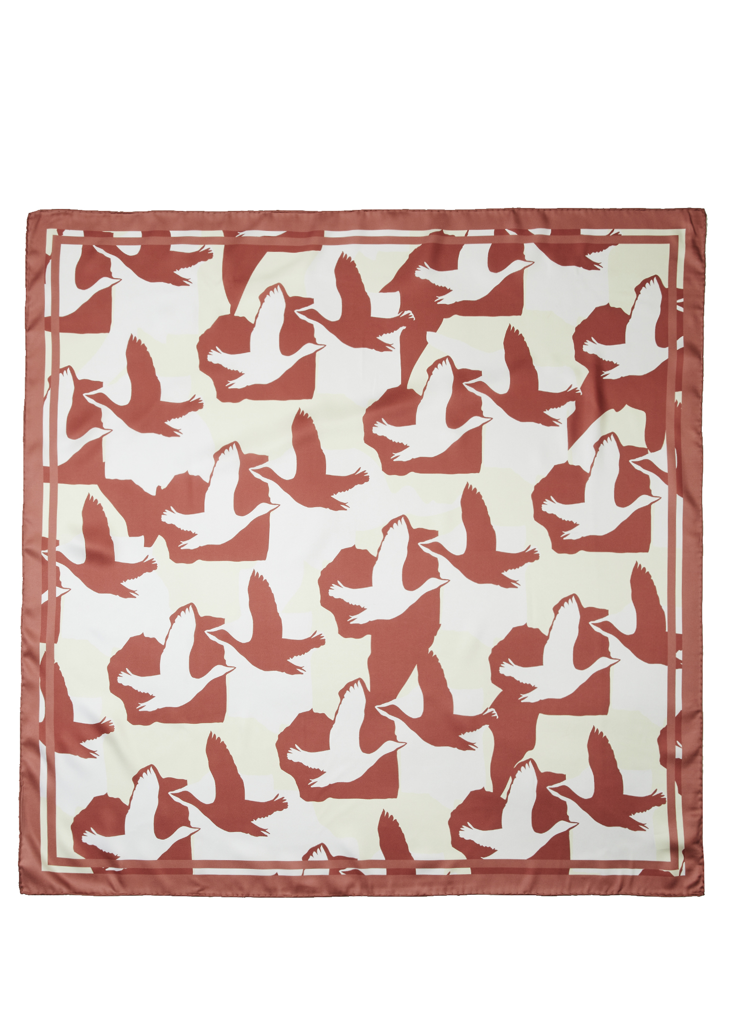Çok Renkli 90x90 cm Twill Eşarp