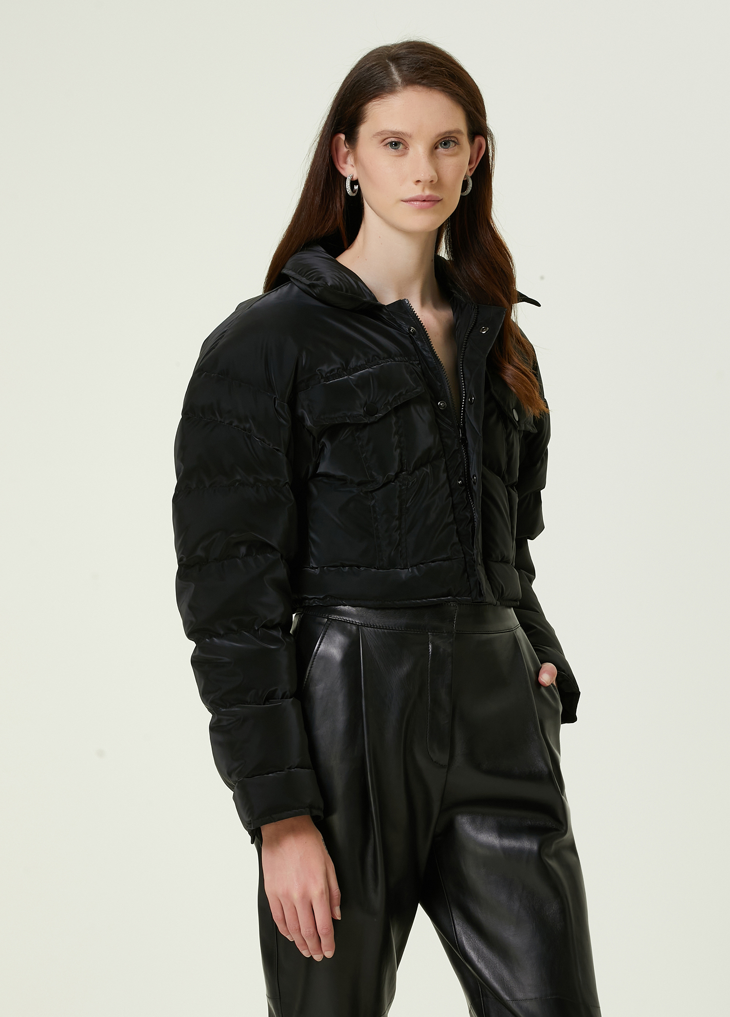 Beymen Siyah Crop Puff Mont. 1 Beymen Siyah Crop Puff Mont. 1
