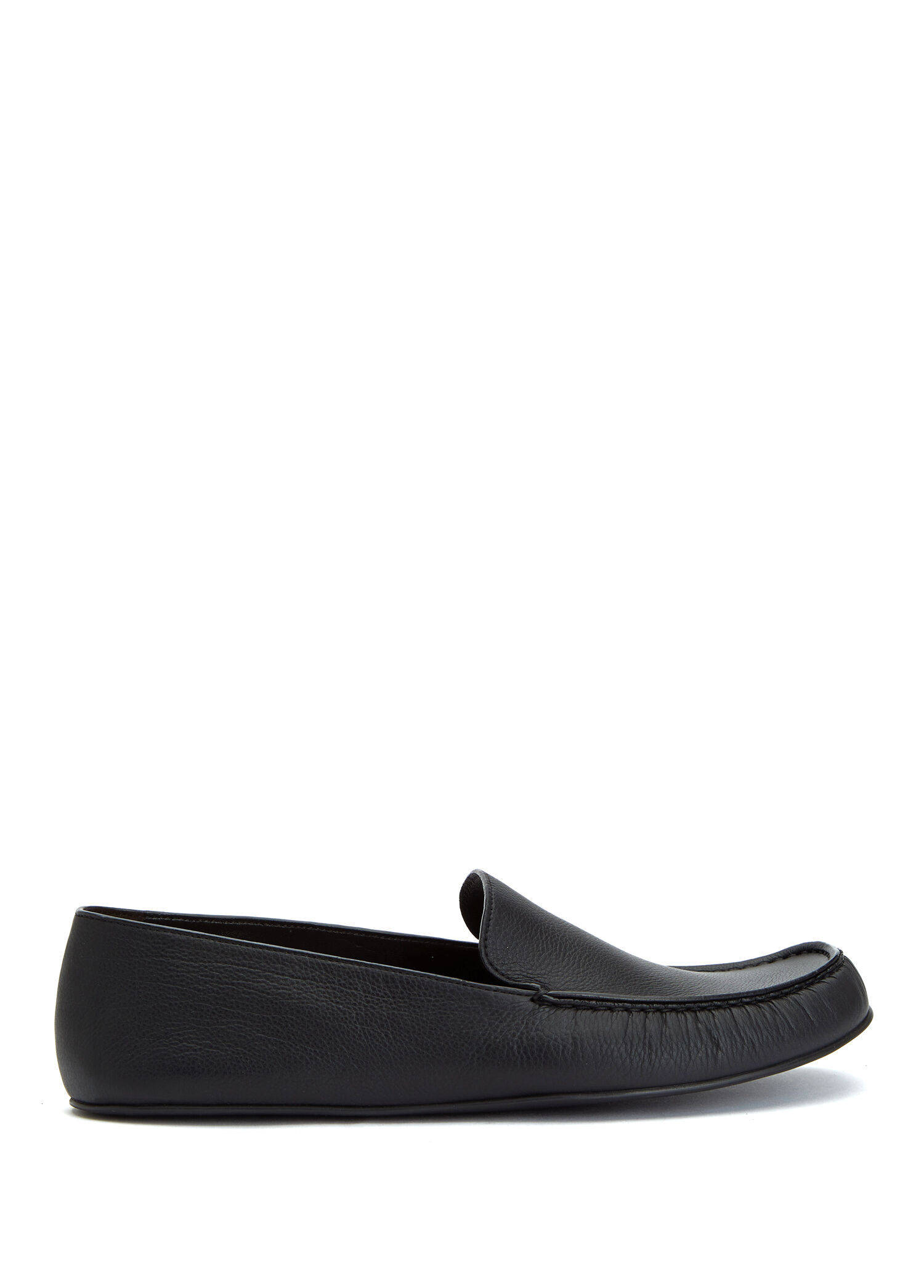 Leo Siyah Kadın Deri Loafer