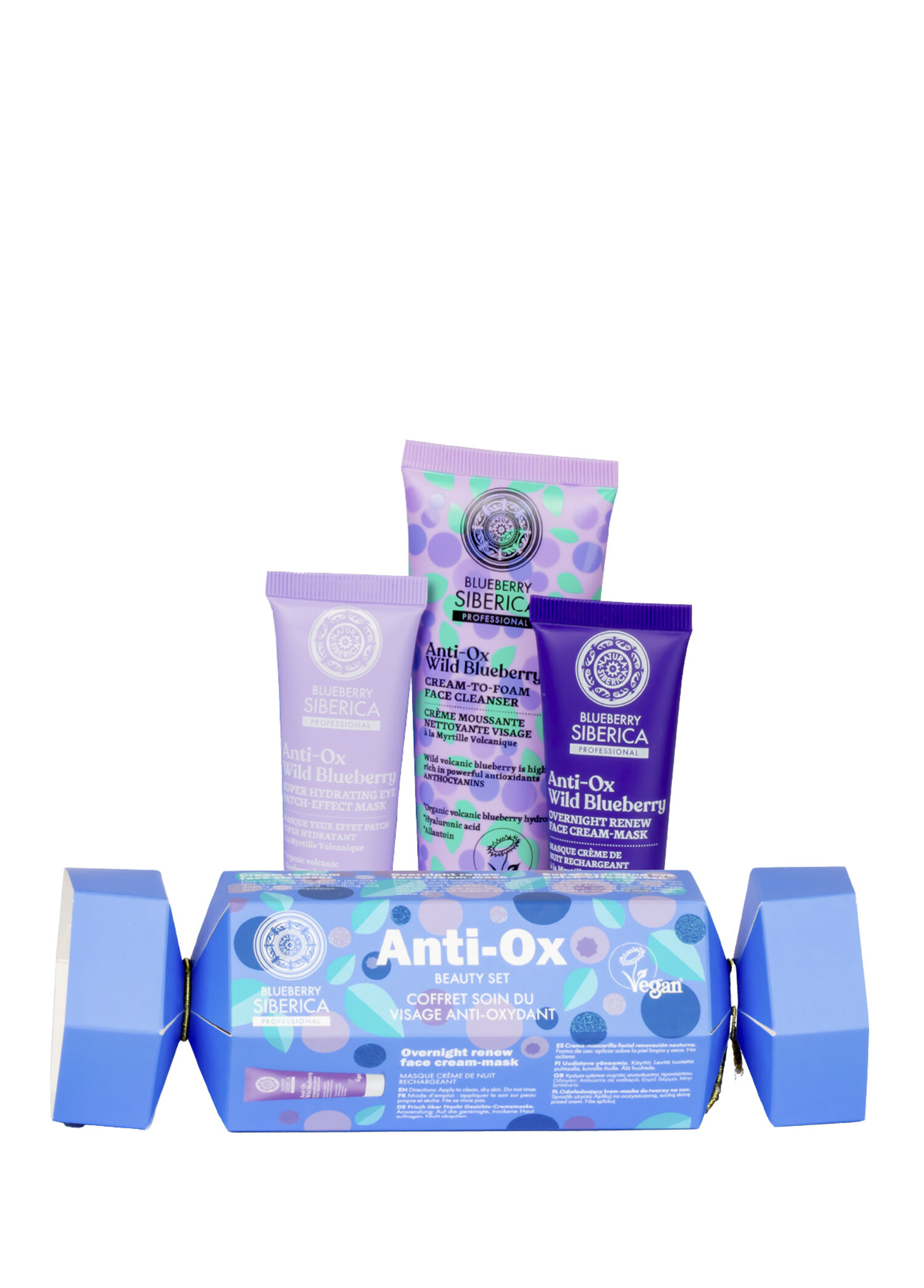 Blueberry Siberica Anti-Oksidan Etkili Nemlendirici Cilt Bakım Seti