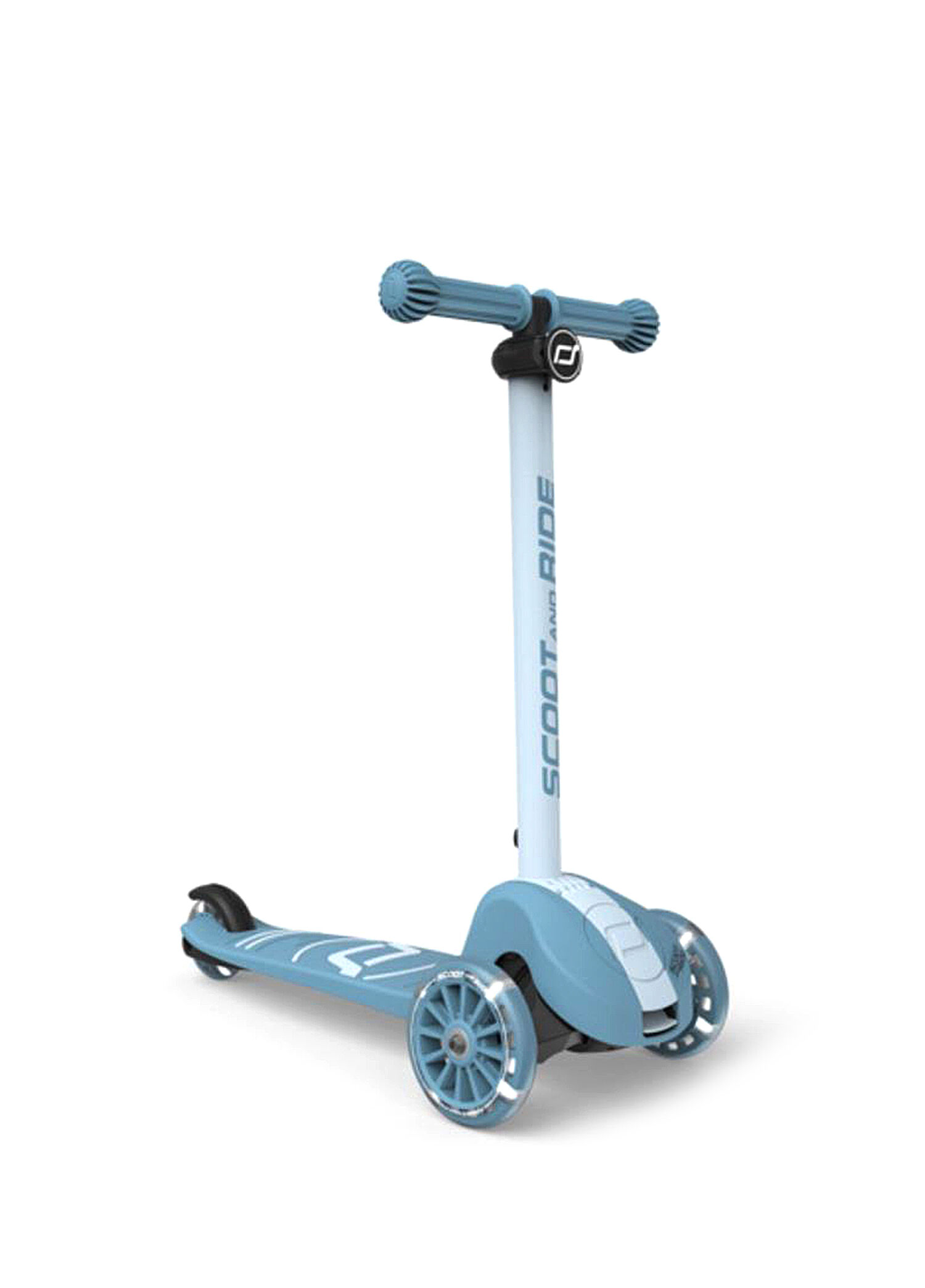 Highwaykick 3S Steel Mavi Led 3 Tekerlekli Katlanabilir ve Ayarlanabilir 3-6 Yaş Çocuk Scooter