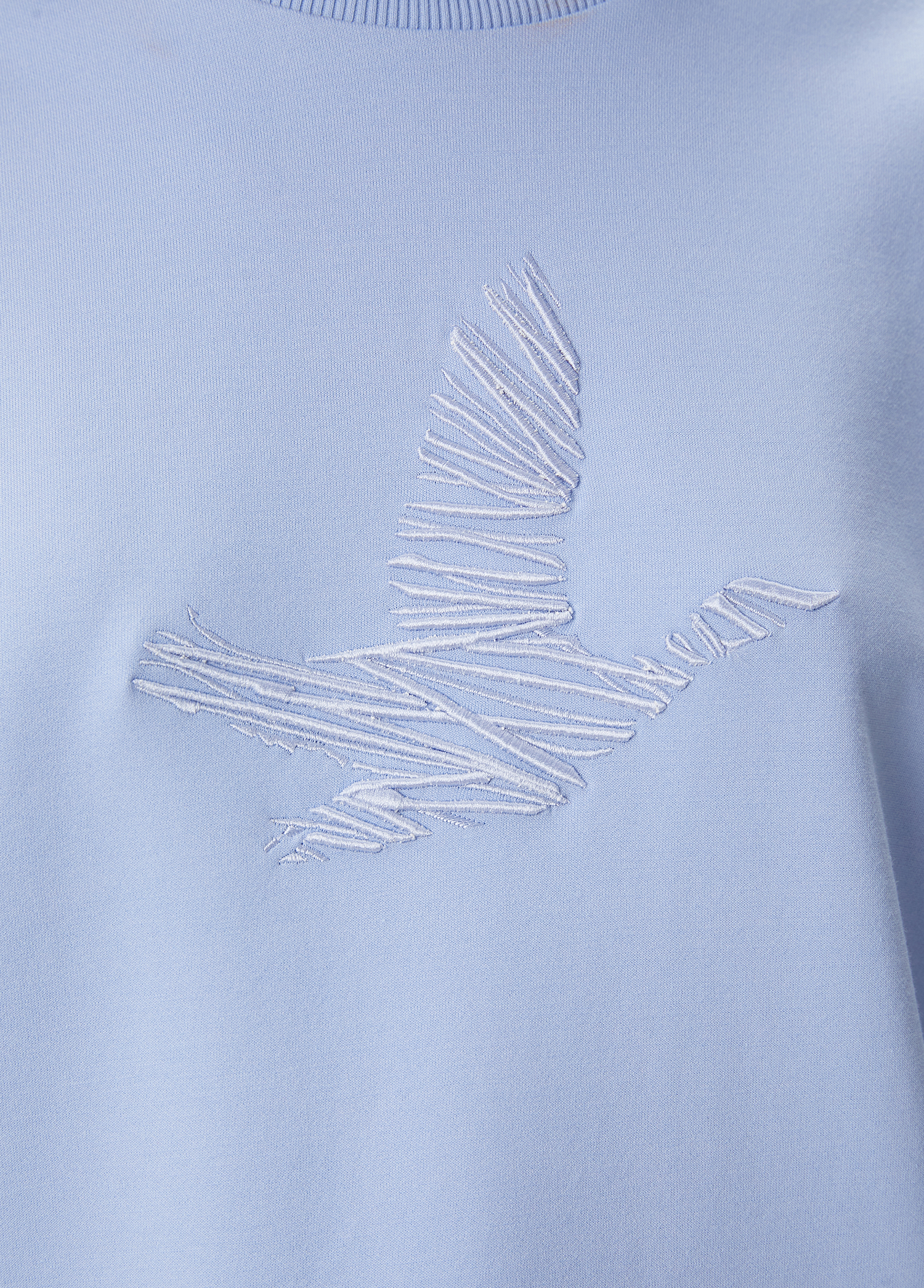 Oversize Mavi Logo Nakışlı Sweatshirt_5