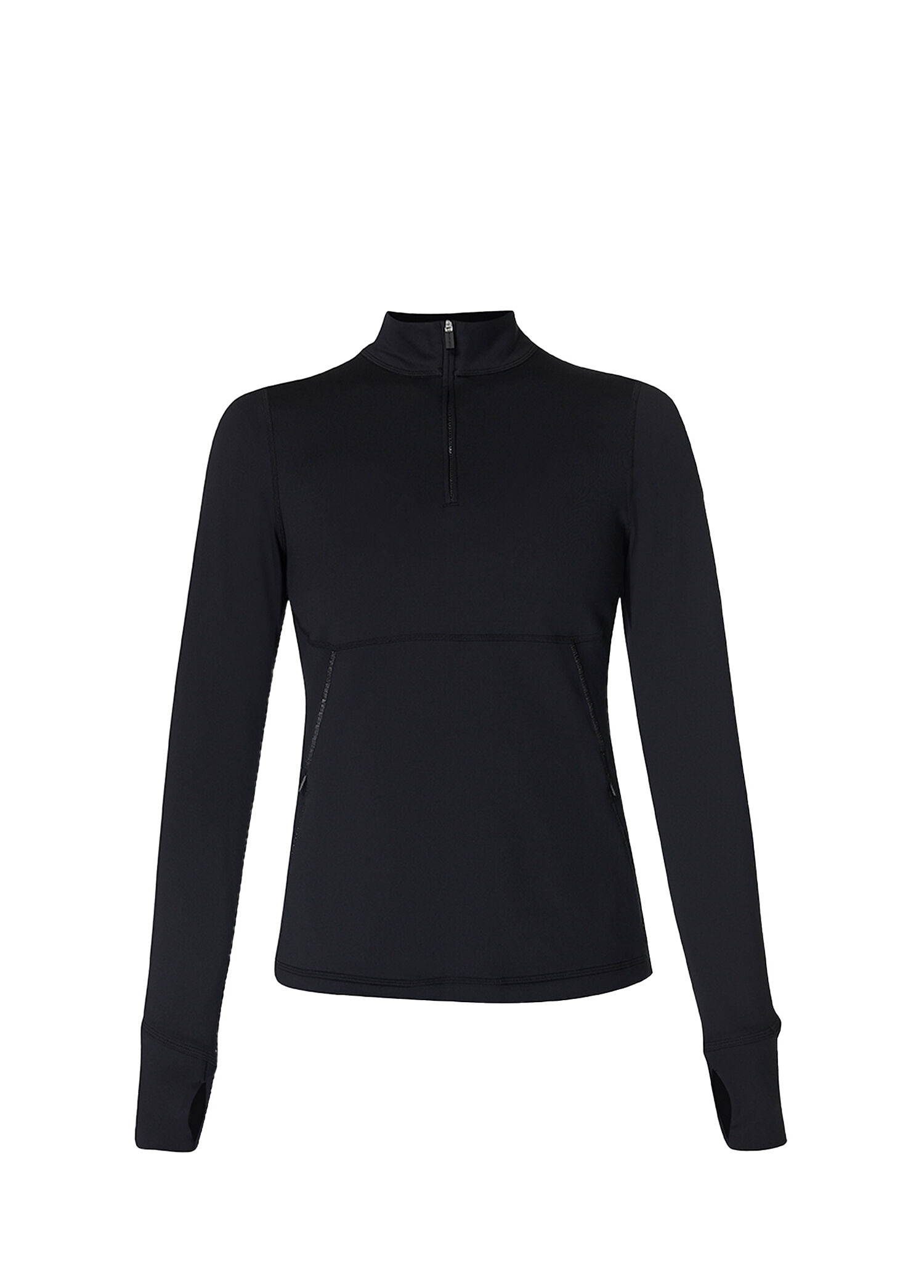 Therma Boost Running Siyah Yarım Fermuarlı Kadın Sweatshirt