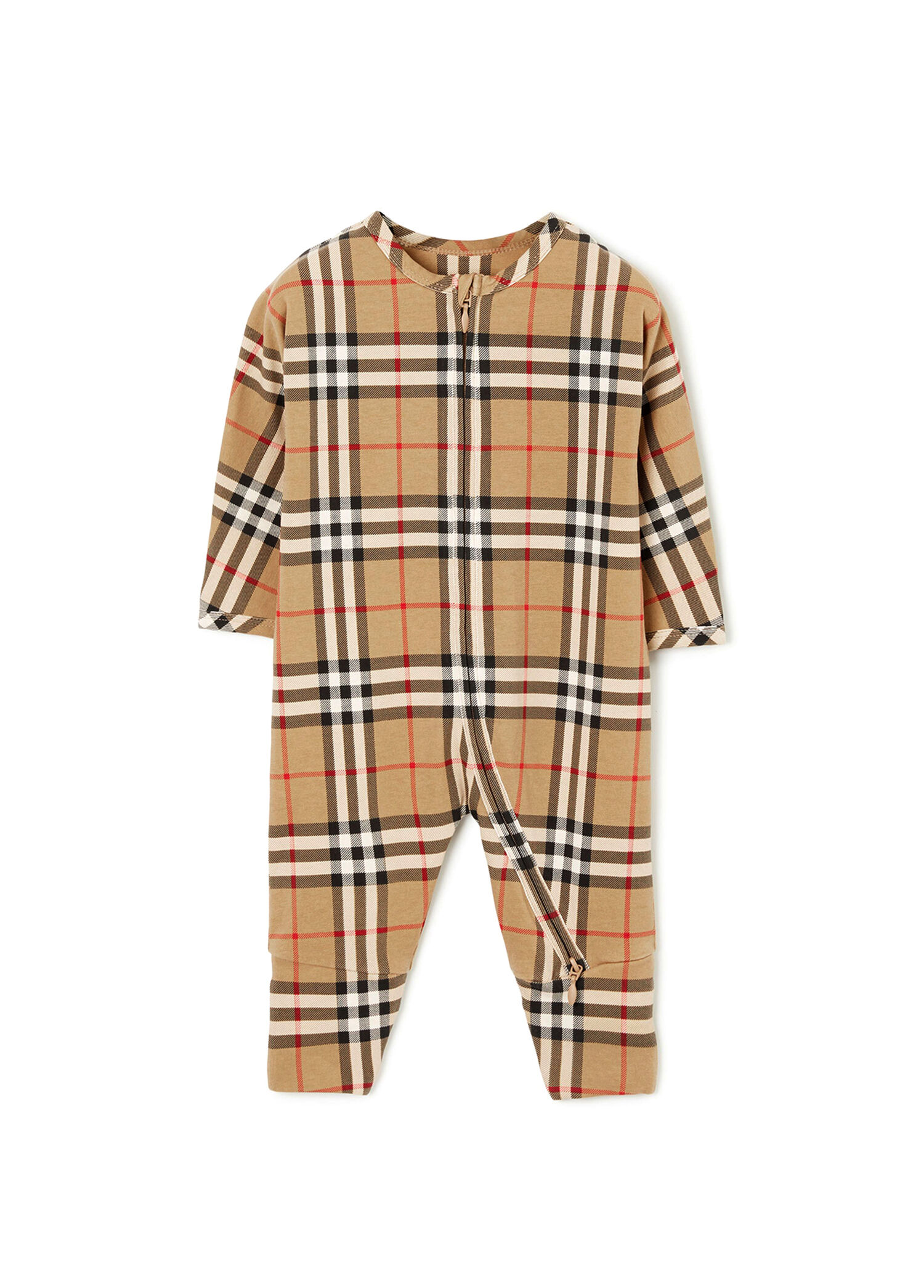 Claude Bej Pamuklu Tulum ve Şapka Unisex Çocuk 2'li Set