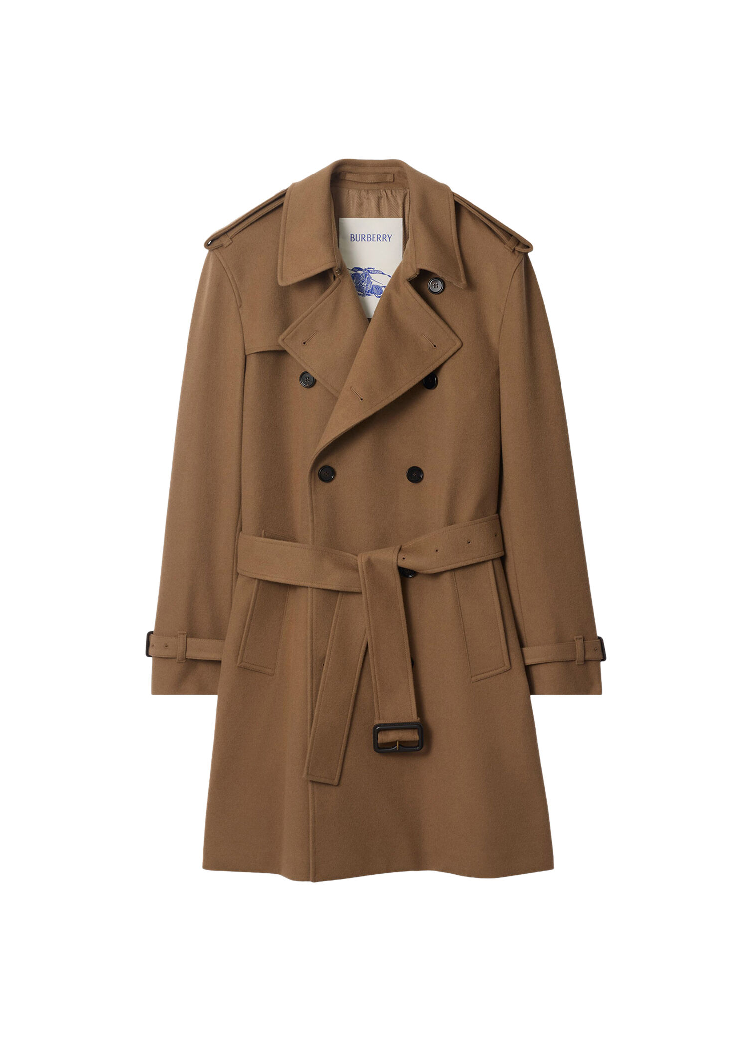 P Burberry Hastings Bej Kasmir Erkek Kaban