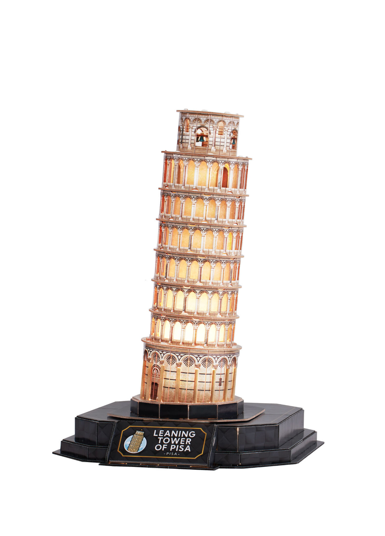 Pisa Kulesi Led Işıklı 42 Parça Çocuk 3D Puzzle L535h