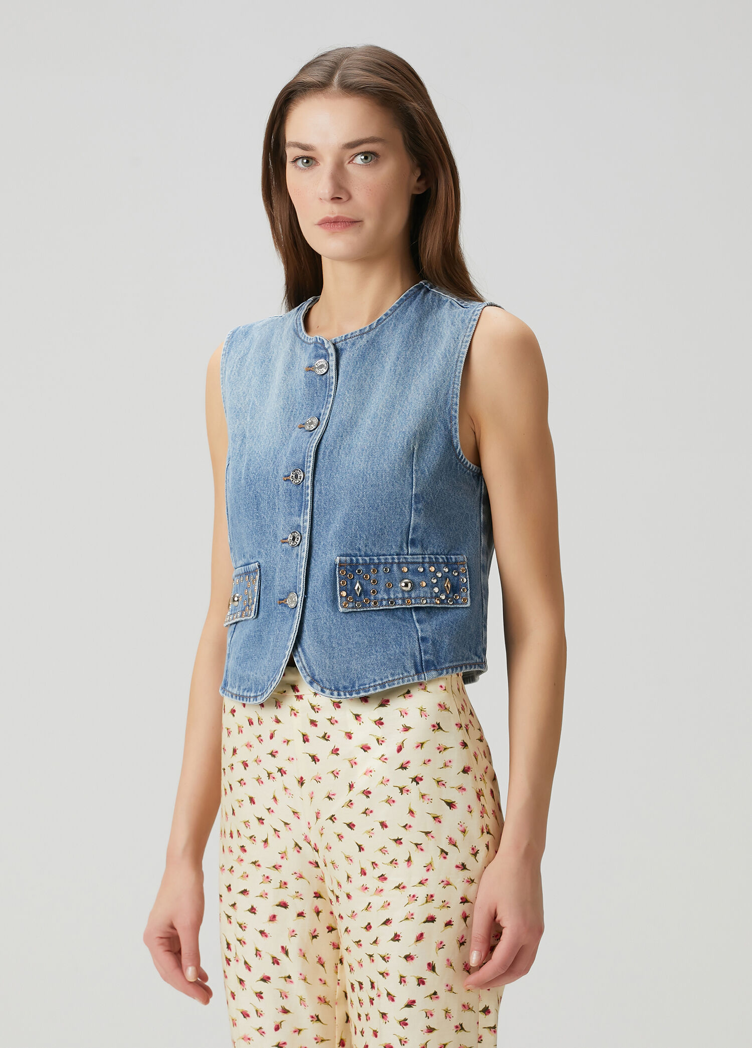 Lilio Mavi Denim Bluz