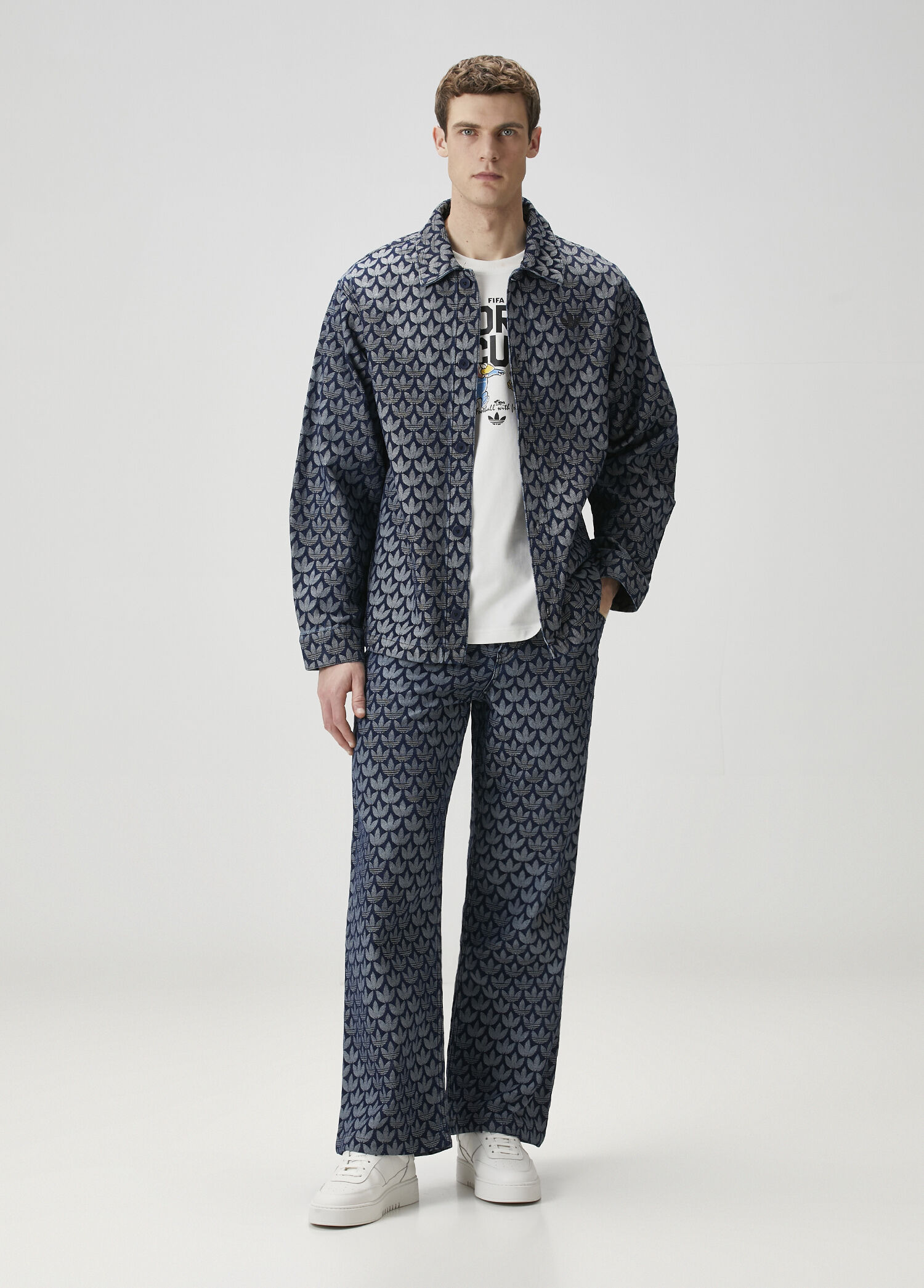 Indigo Monogram Eşofman Altı