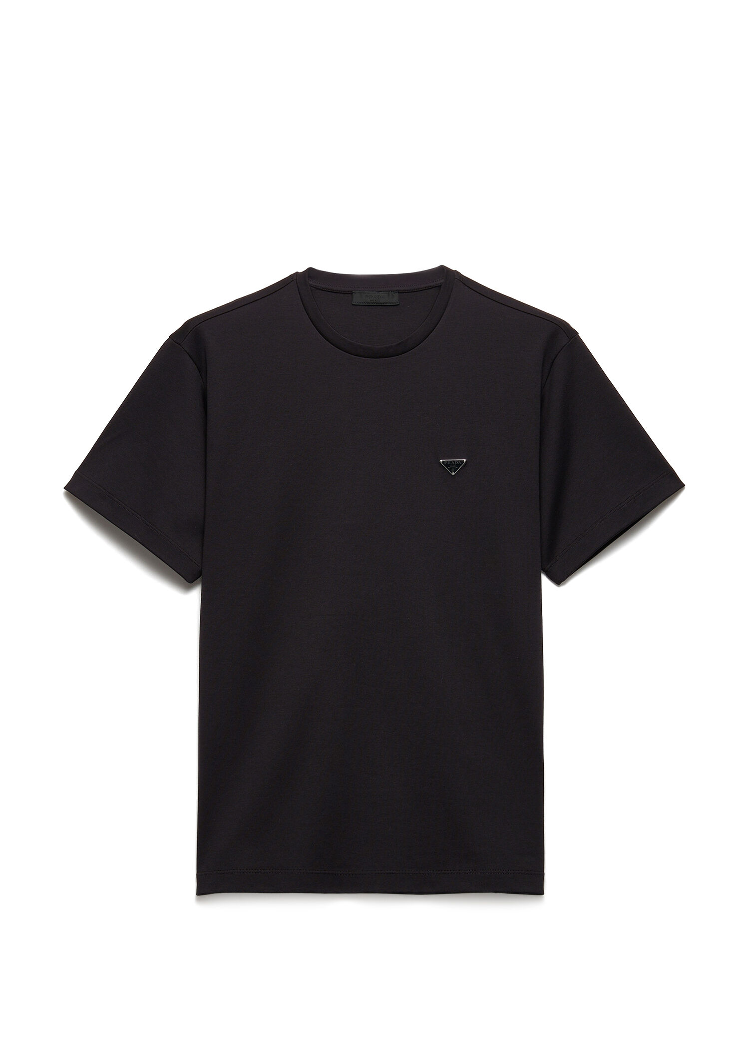 Siyah Pamuklu Kısa Kollu Erkek T-shirt