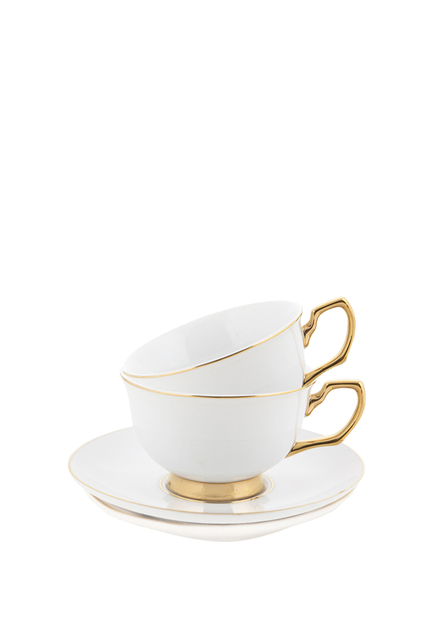 Fildişi 2'li Bone China Kahve Fincanı