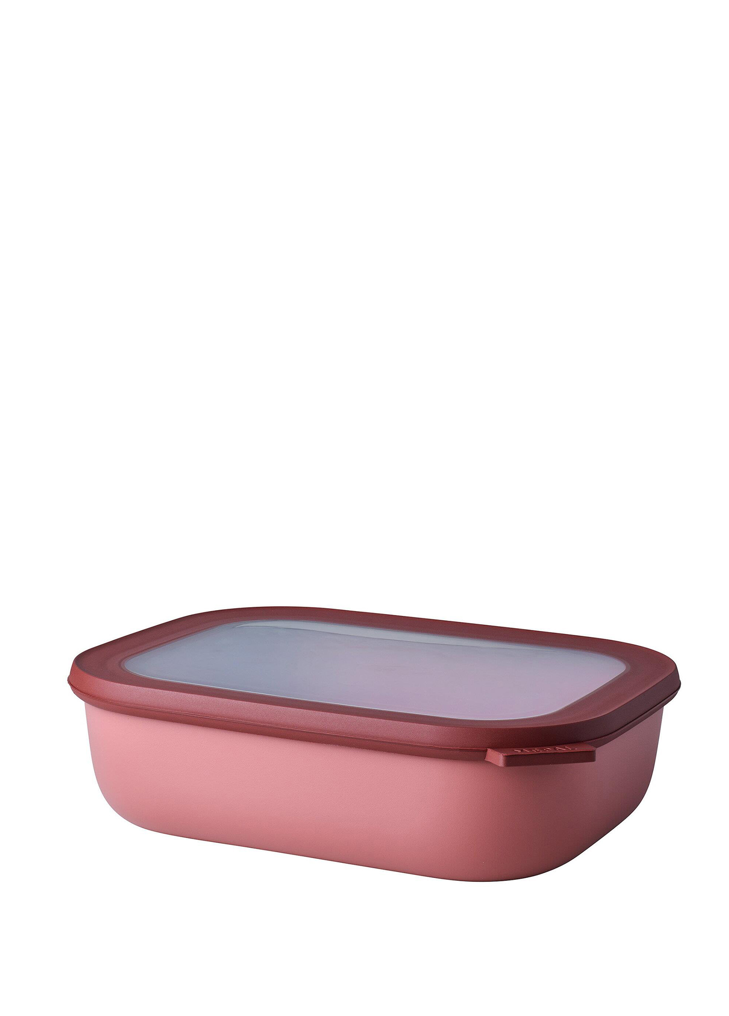 Multi Bowl Cirqula Rectangular Pembe Altın Yemek Kabı 2000 ml