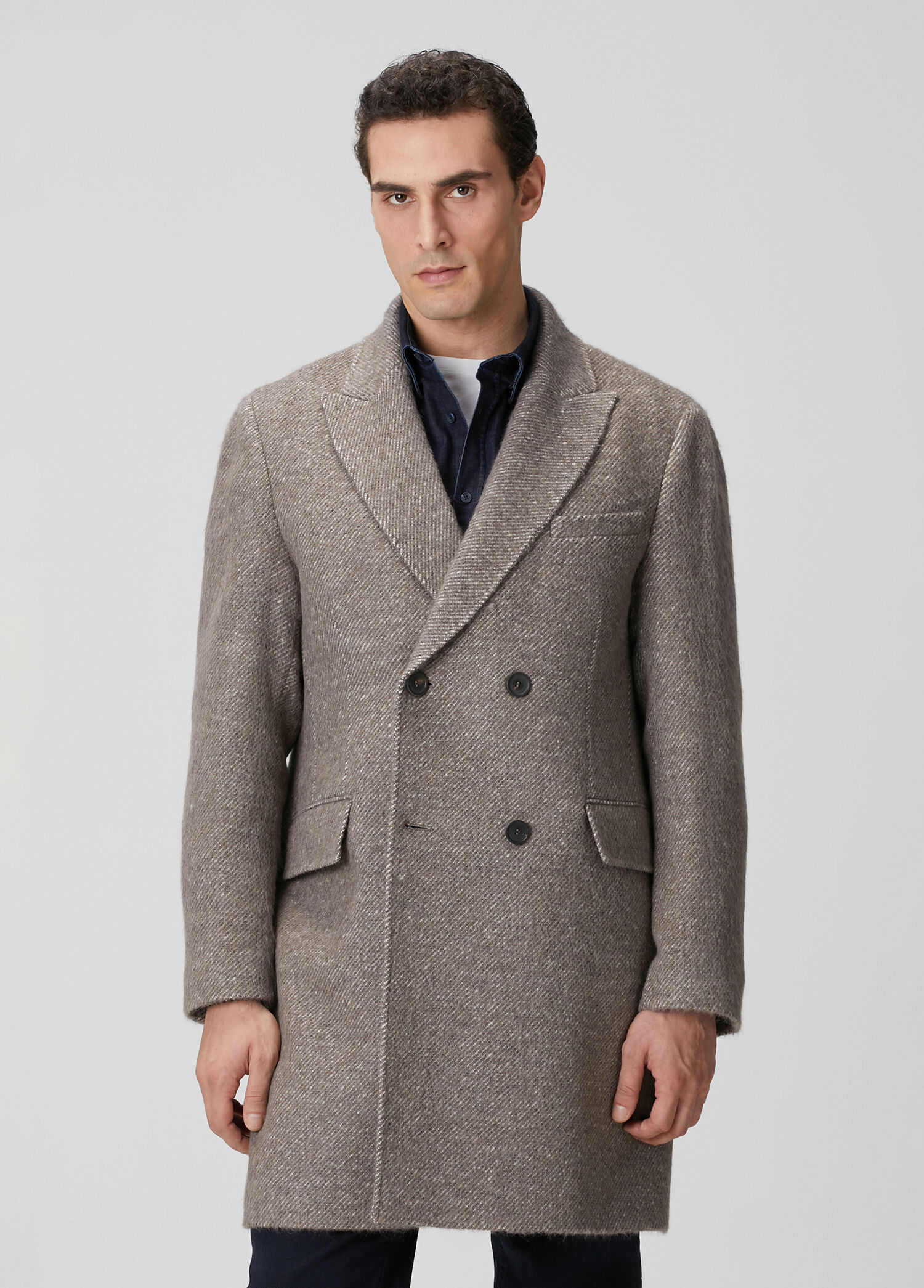 Limited Ermenegildo Zegna Kumaştan Üretilmiş Palto