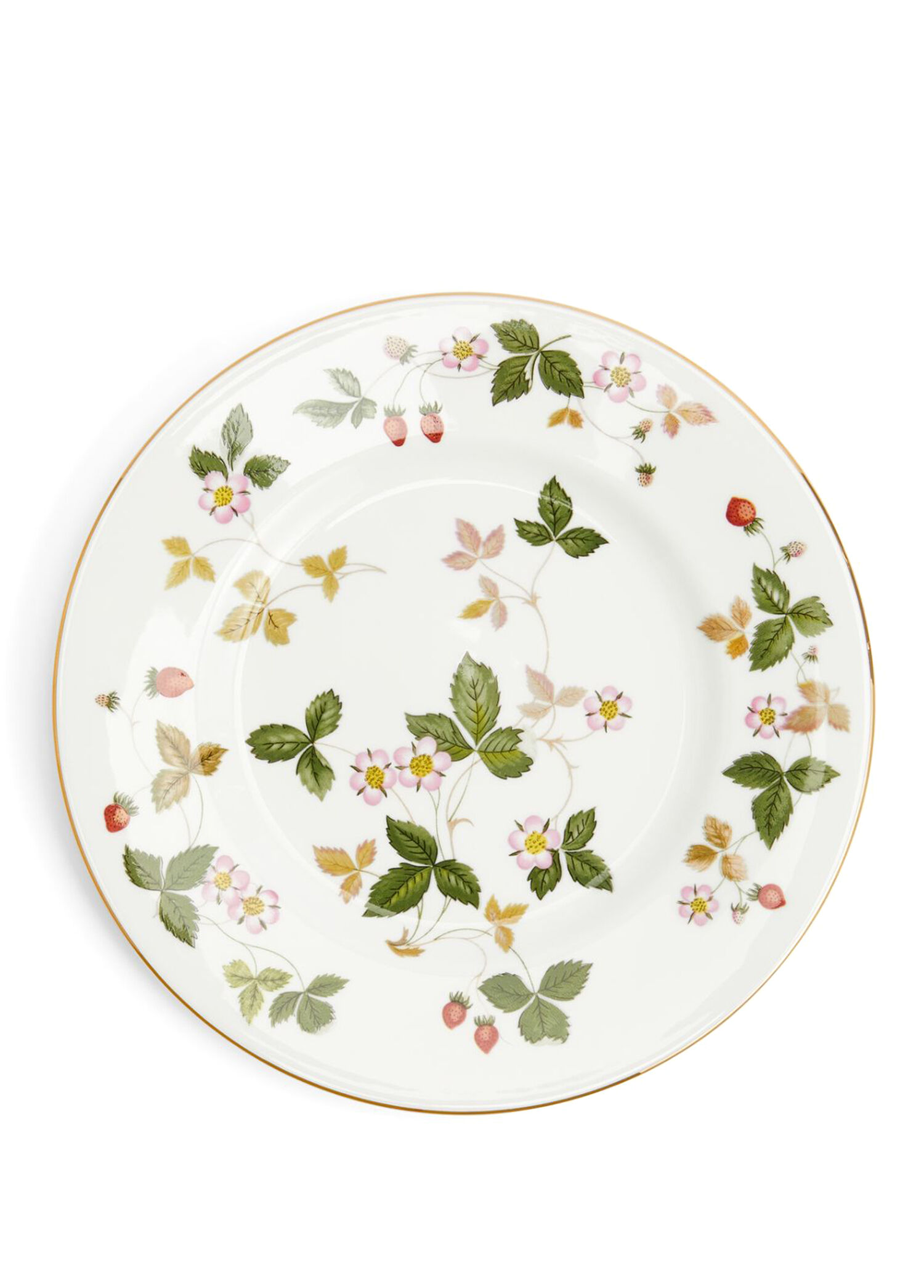 Wedgwood - Wild Strawberry Fine Bone Desenli Porselen Tabak 23 cm - Çok Renkli