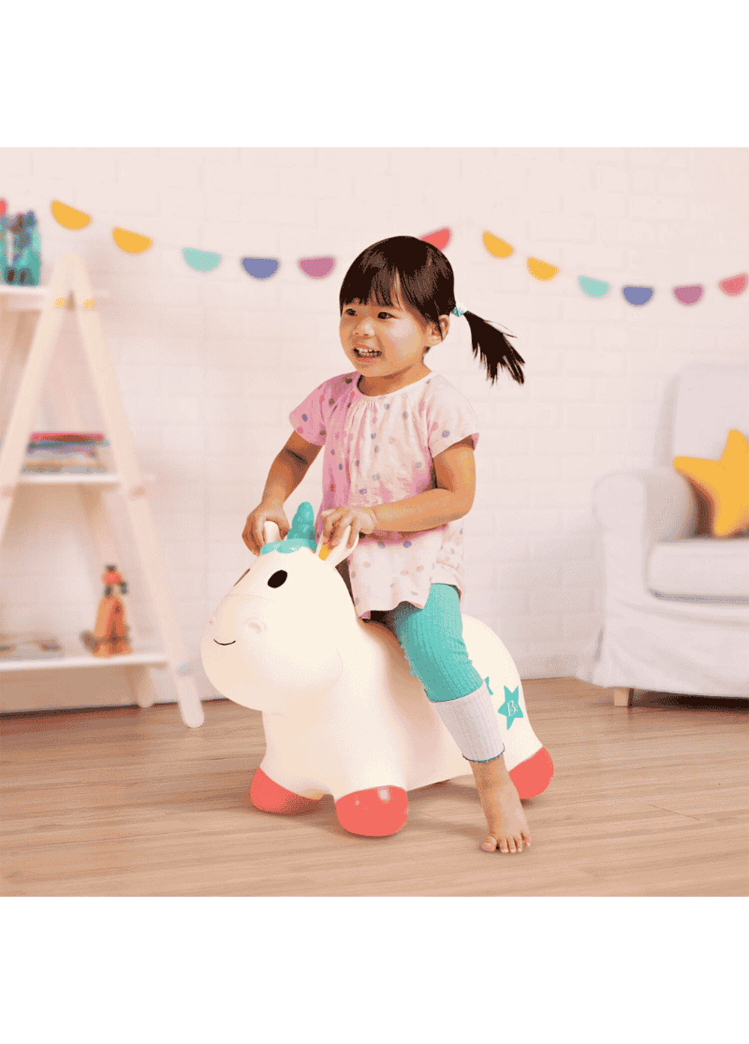 B.Toys - Zıplayan Unicorn Oyuncak - Çok Renkli