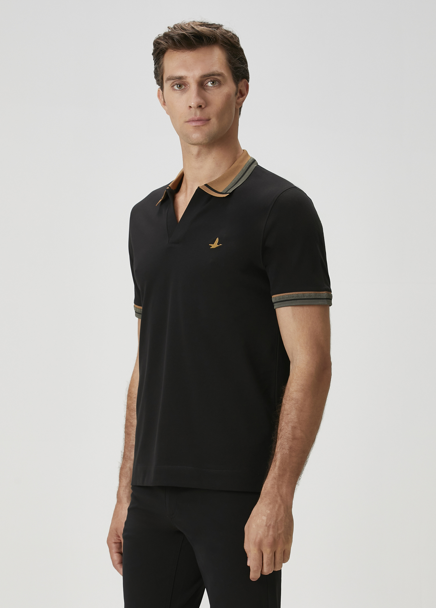 Comfort Fit Siyah T-shirt_3