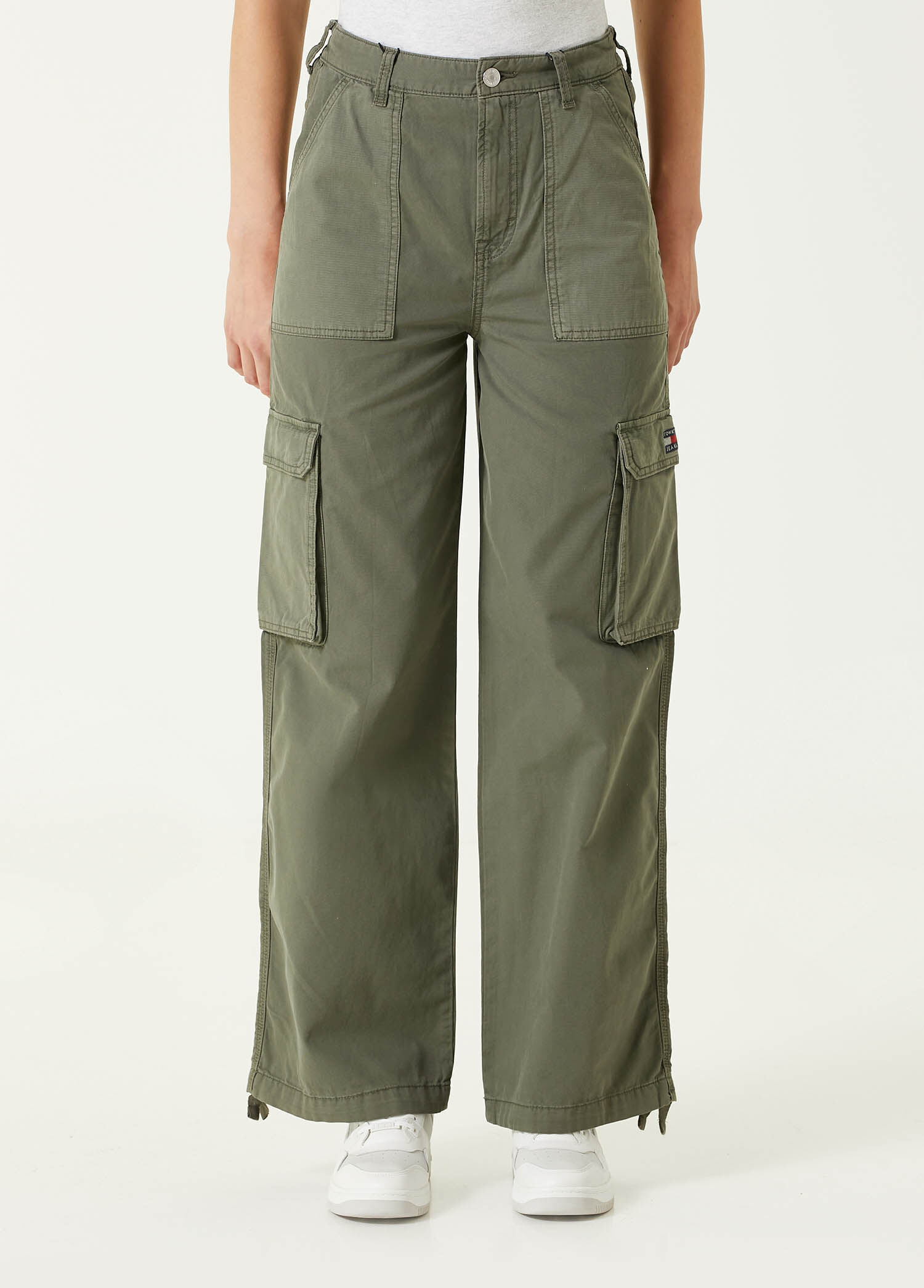 Tommy Hilfiger - Claire Green Organic Cotton Cargo Pants