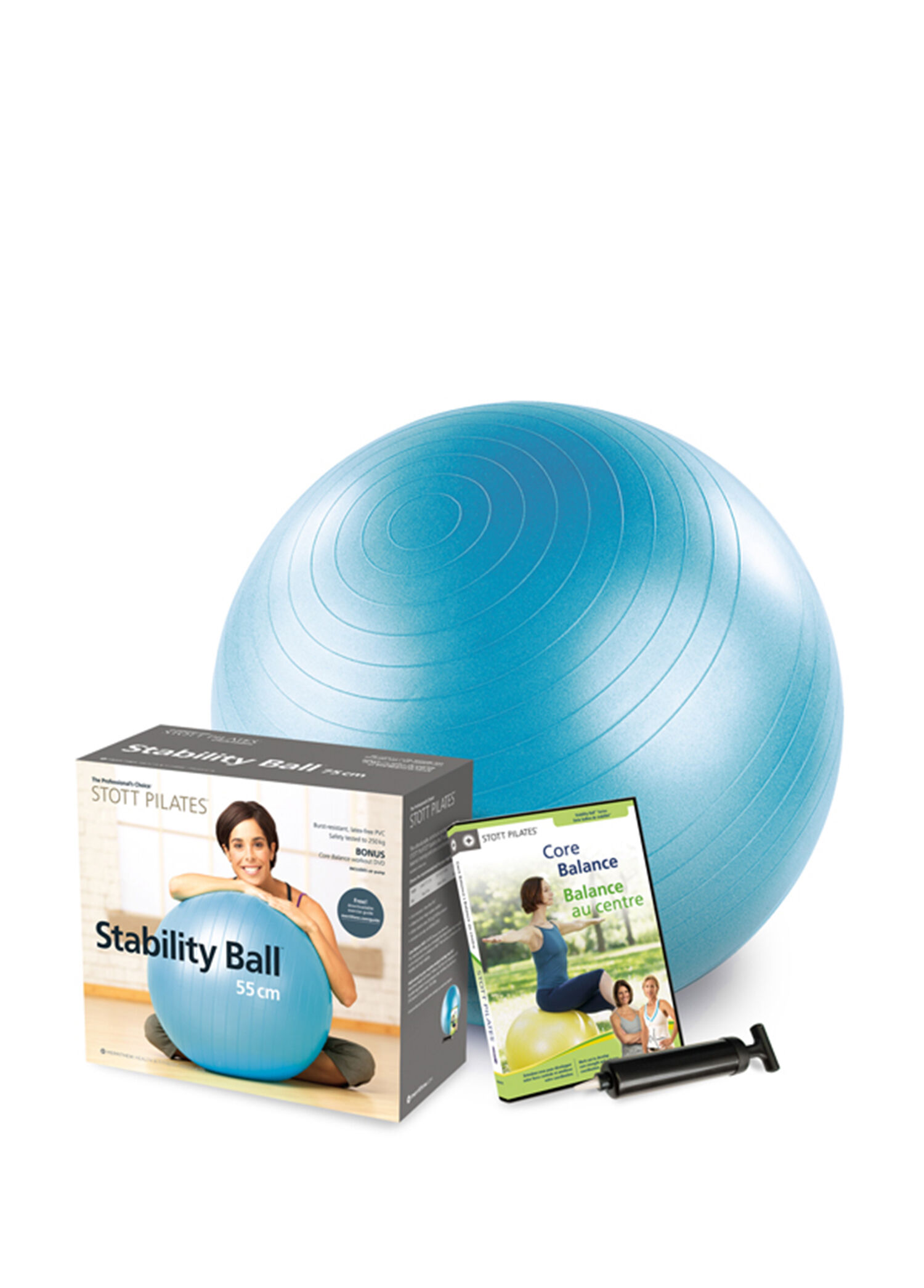 Health & Fitness Stability Ball Plus Power Pack 55 cm