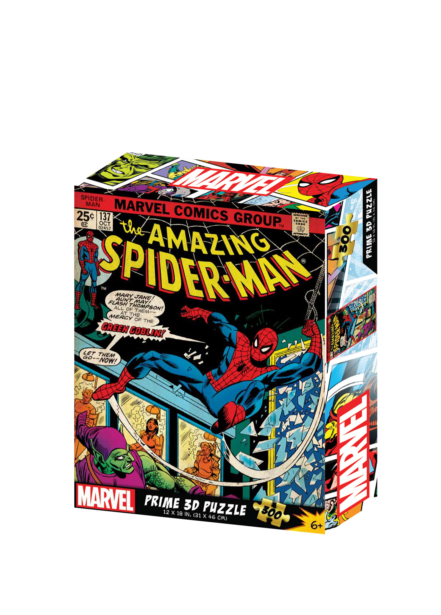 Marvel Comics Spider-Man 300 Parça 3D Puzzle