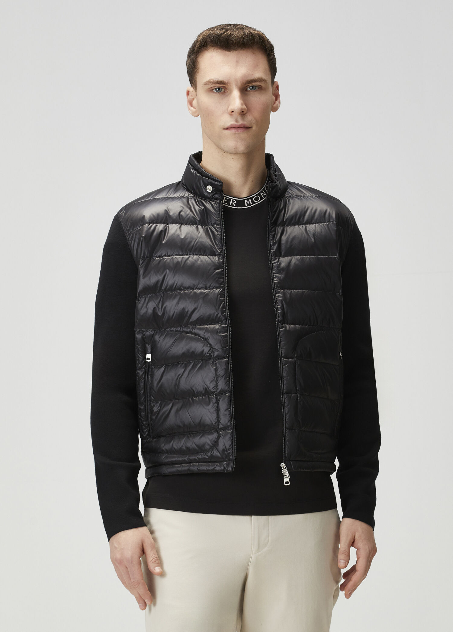 Moncler Siyah Erkek Siyah Kapitone Garnili Mont 1892773 | Beymen