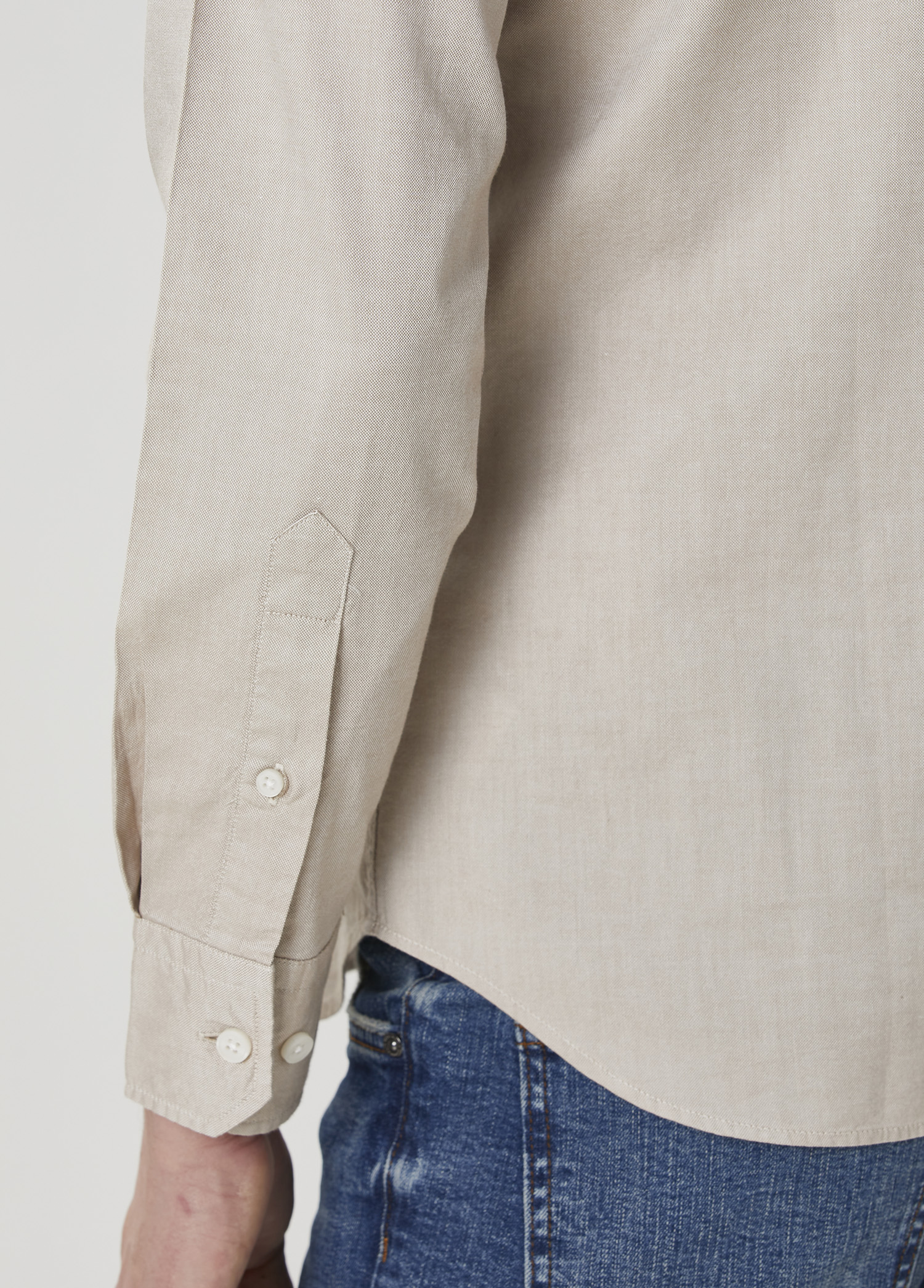 Slim Fit Vizon Oxford Gömlek_6