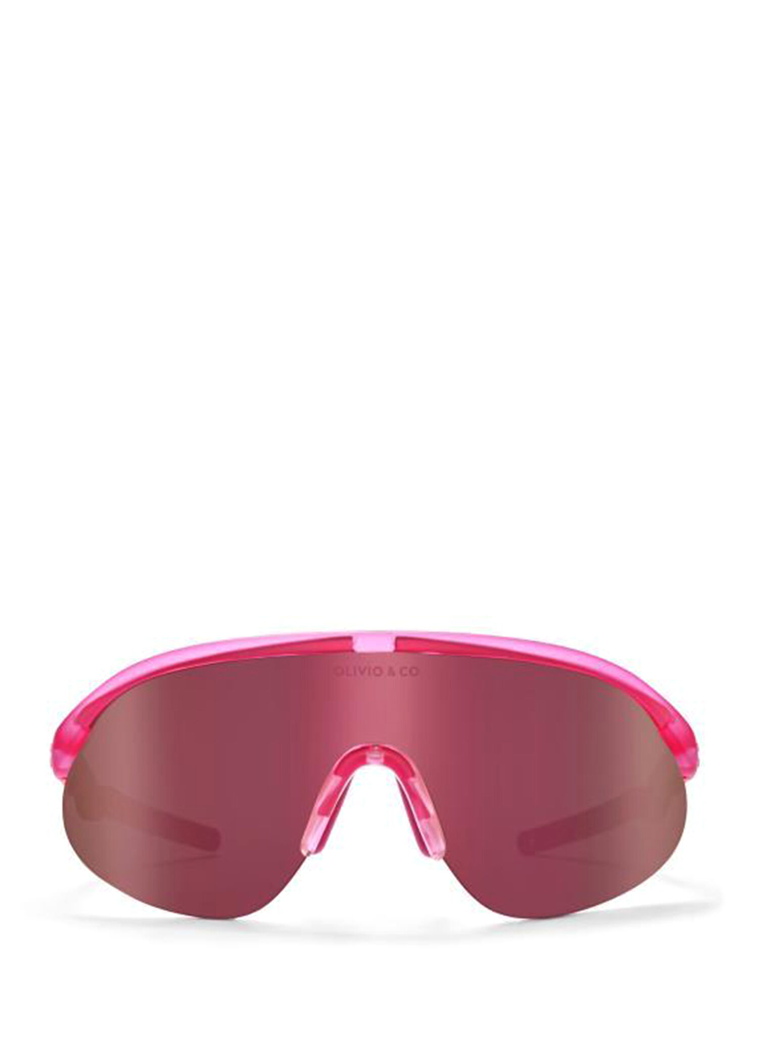 Sport Flamingo Pink Yarım Çerçeveli Unisex Çocuk Outdoor Güneş Gözlüğü