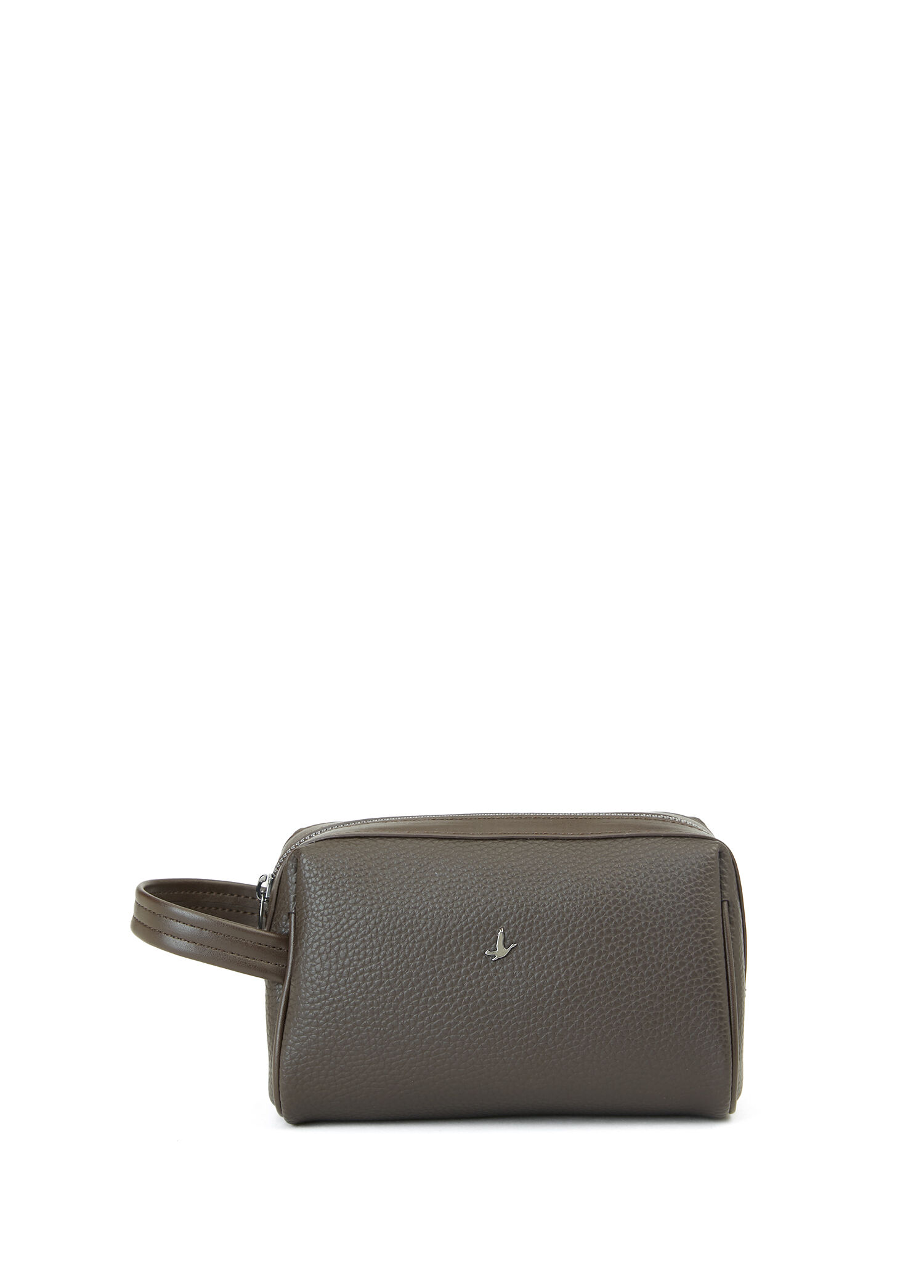 Dark Brown Shaving Bag