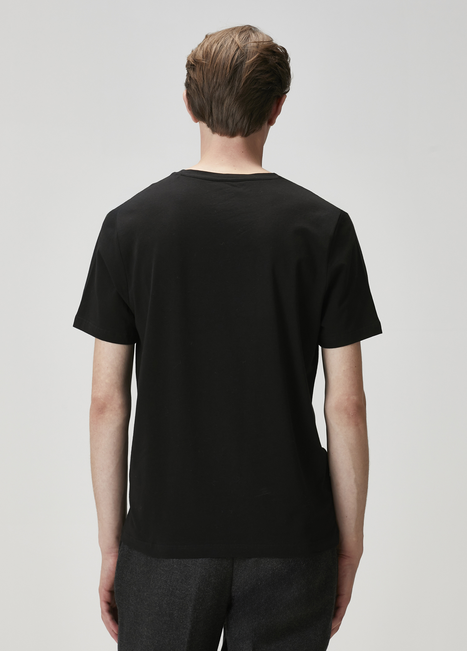 Siyah Logo Baskılı T-shirt_4