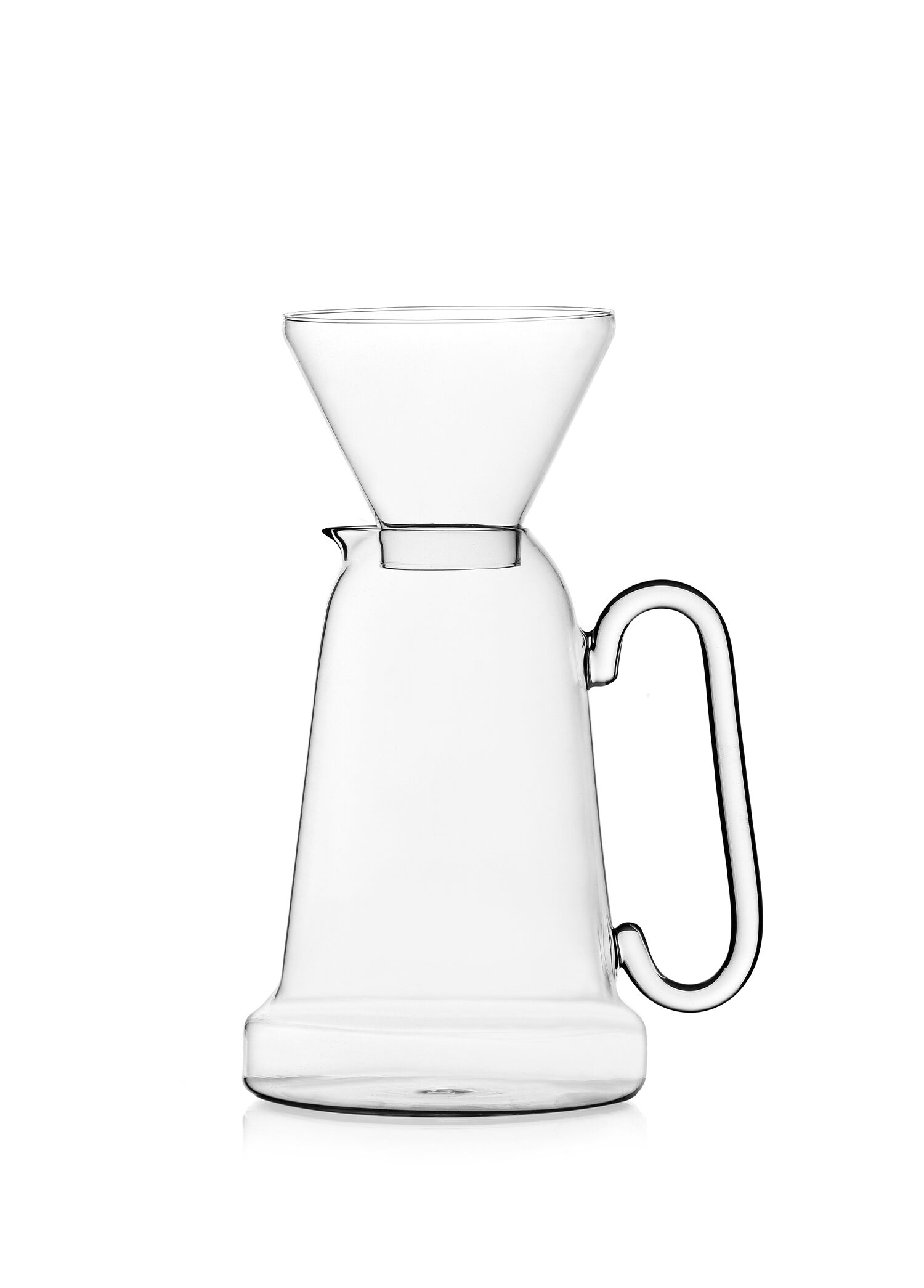 Otium Koleksiyonu Şeffaf Cam Büyük Kahve Demliği 750 ml
