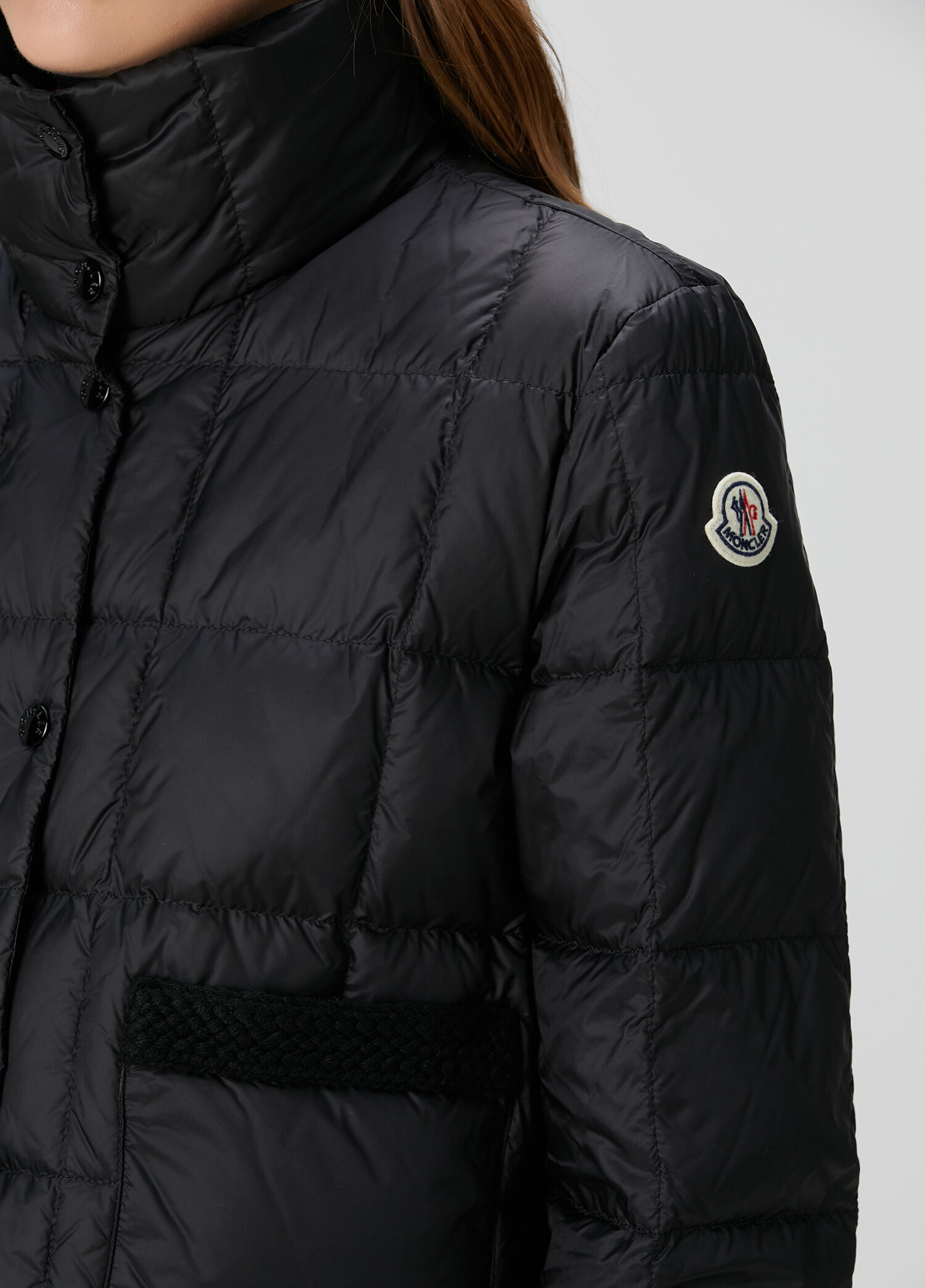 Moncler Siyah Kadın Jarcieu Siyah Crop Puffer Mont 1738882 | Beymen