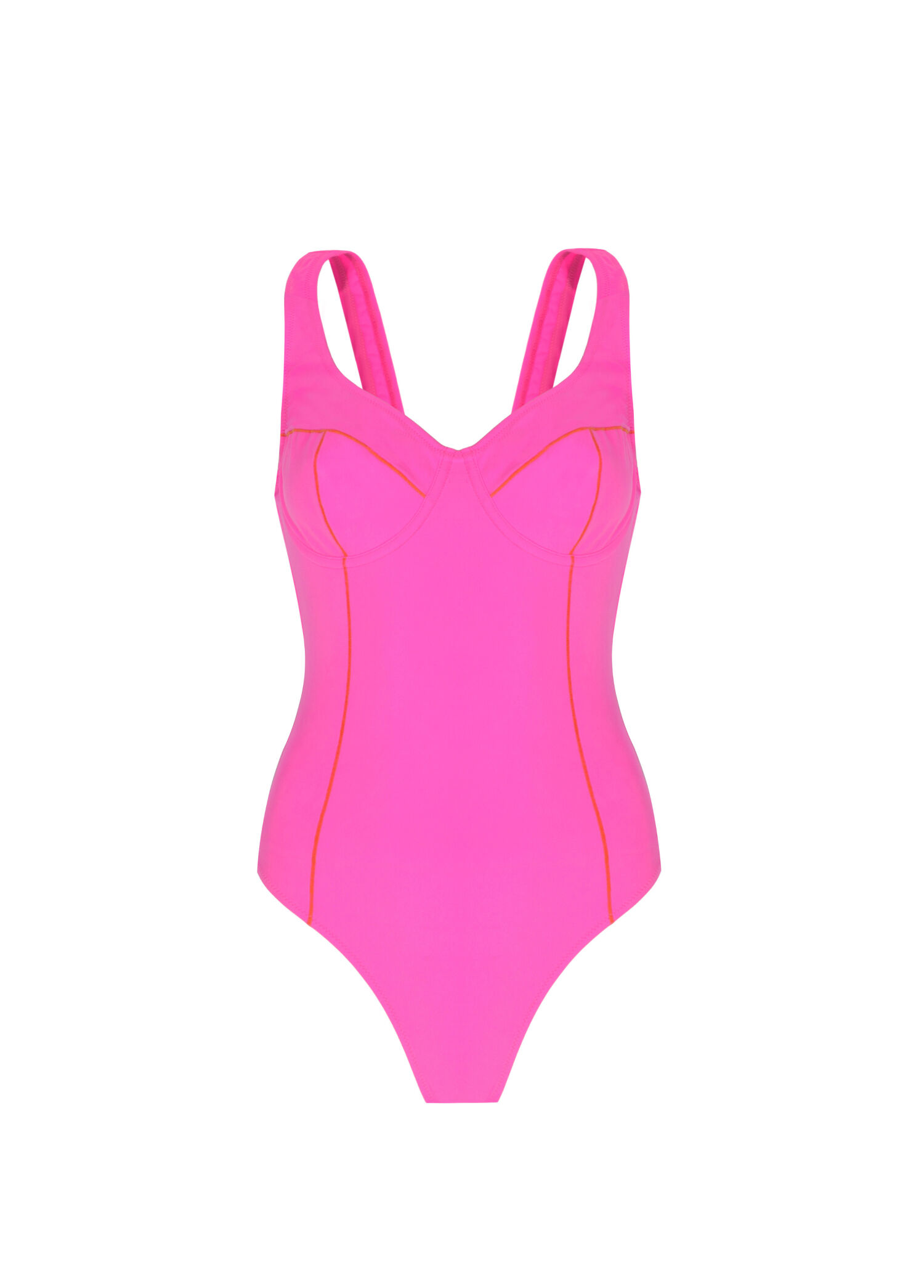 Eyes On You Mexicana Pink Kalın Askılı Kadın Bodysuit