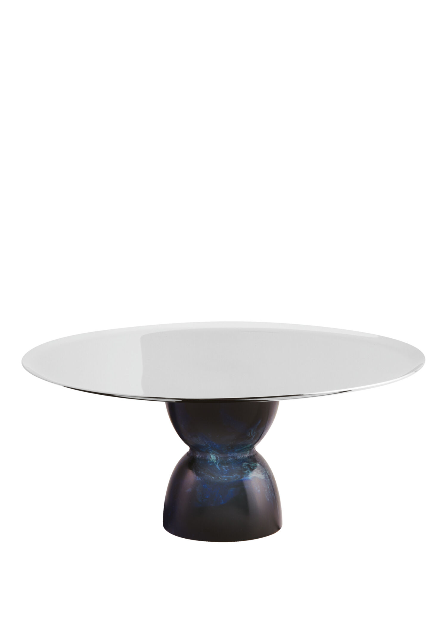 Madame Lacivert Çelik Ayaklı Servis Standı 22 cm