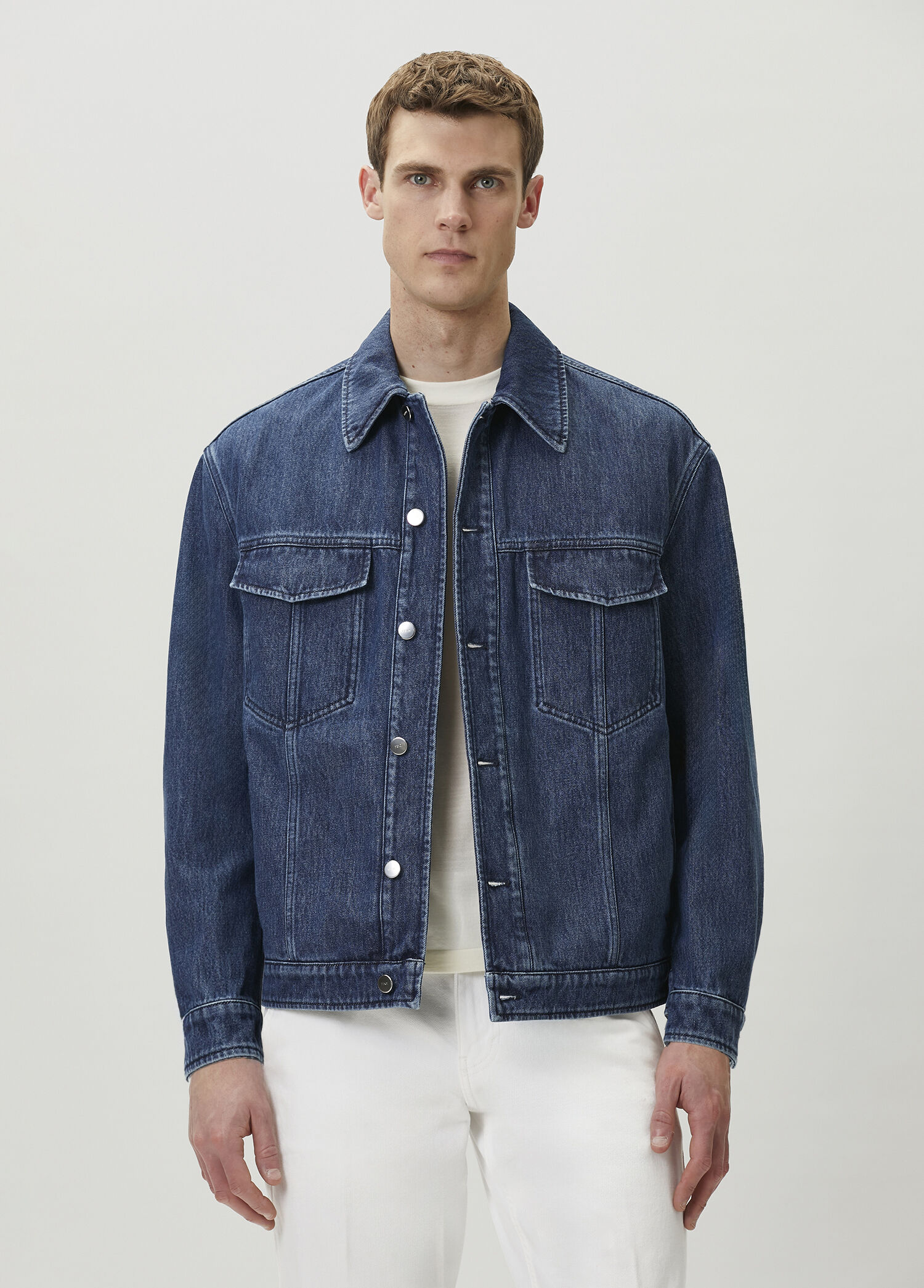 Lacivert Denim Ceket