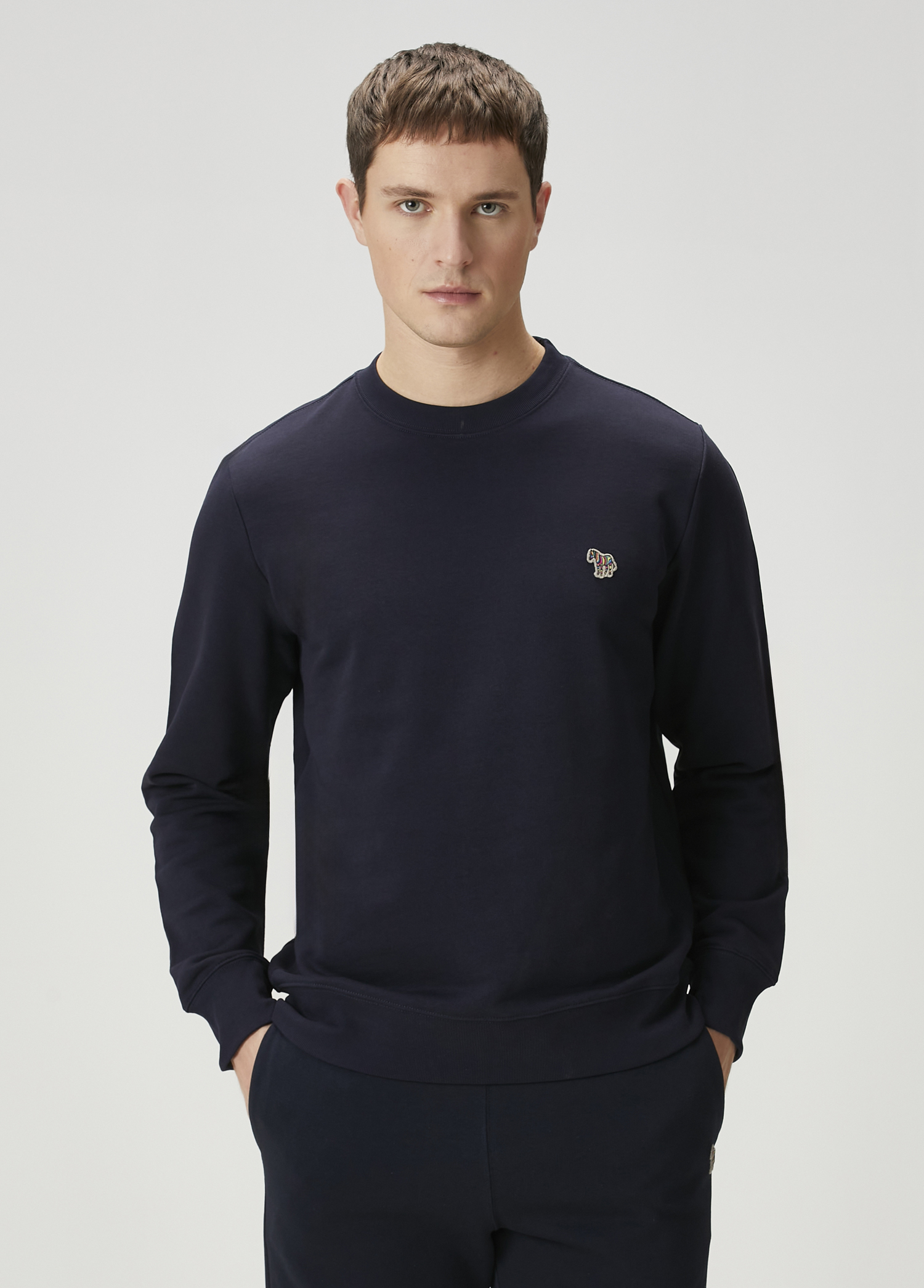 Lacivert Organik Pamuk Sweatshirt