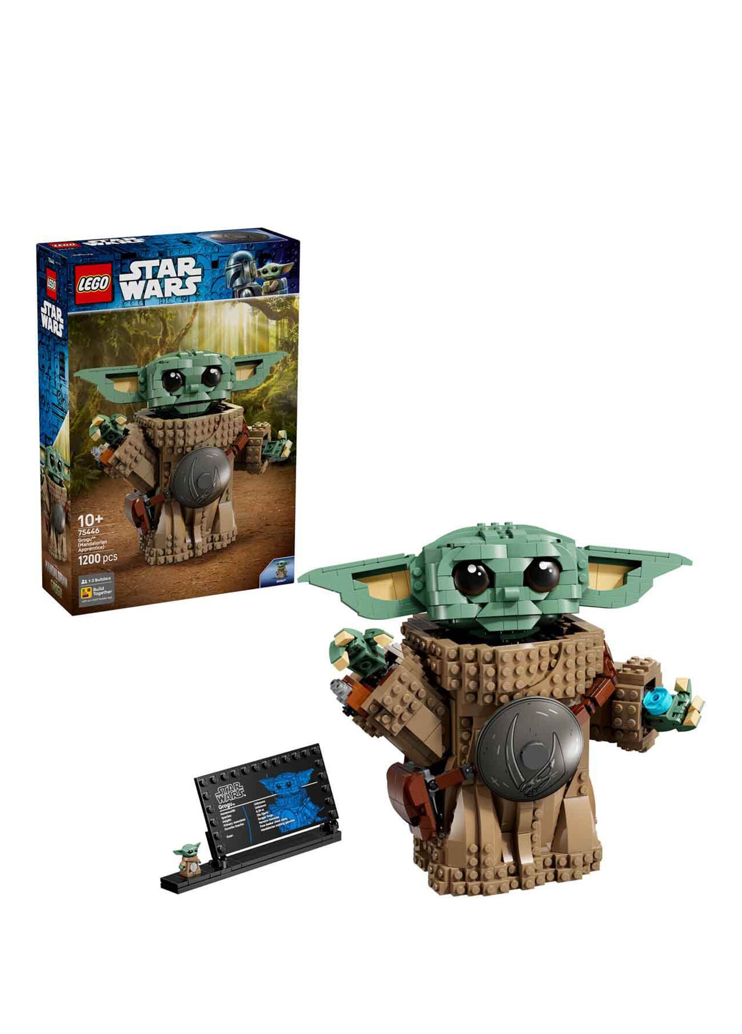 LEGO - Star Wars Grogu Mandalorlu Çırak 10+ Yaş 1200 Parça Dekoratif Star Wars Sergileme Modeli Yapı Oyuncağı 75446 - Çok Renkli